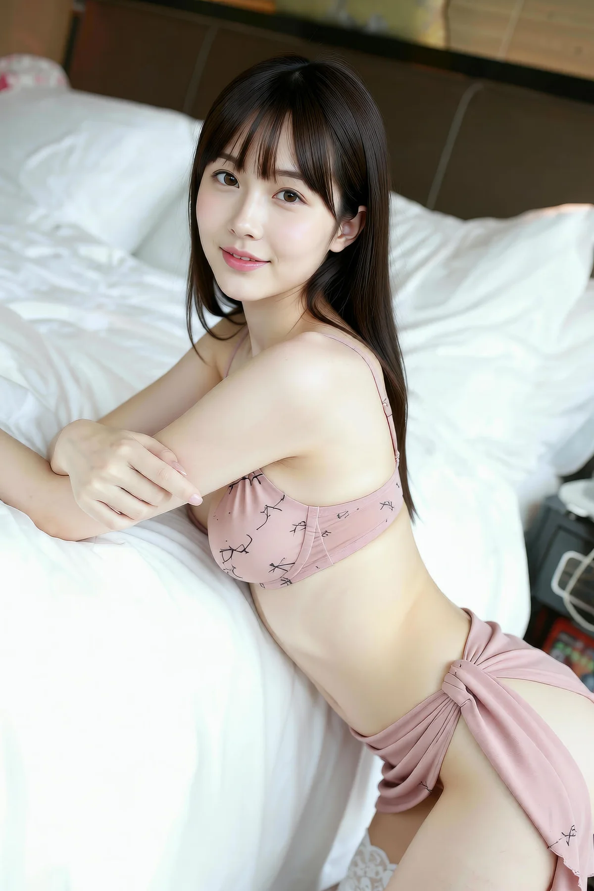 AIG  No.306 婉婉粉色内衣酥胸美乳 - 16