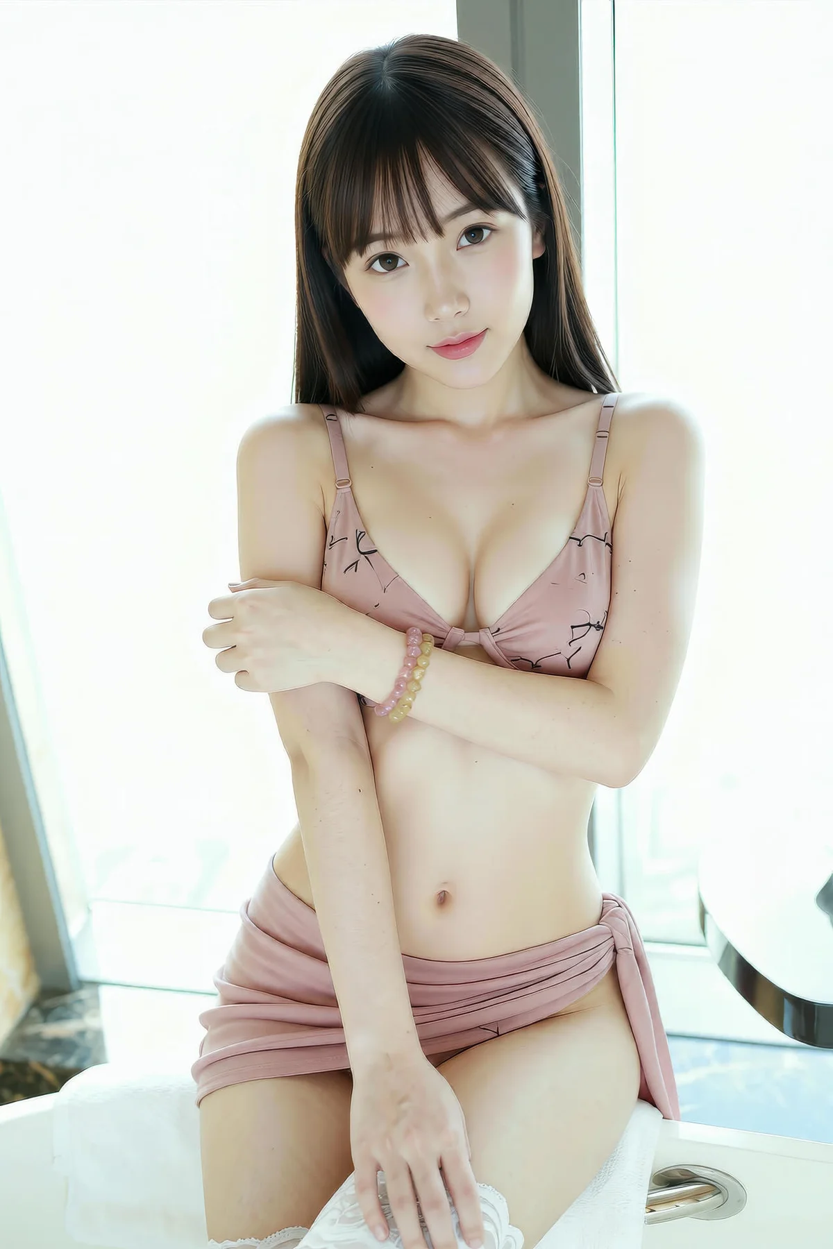 AIG  No.306 婉婉粉色内衣酥胸美乳 - 25