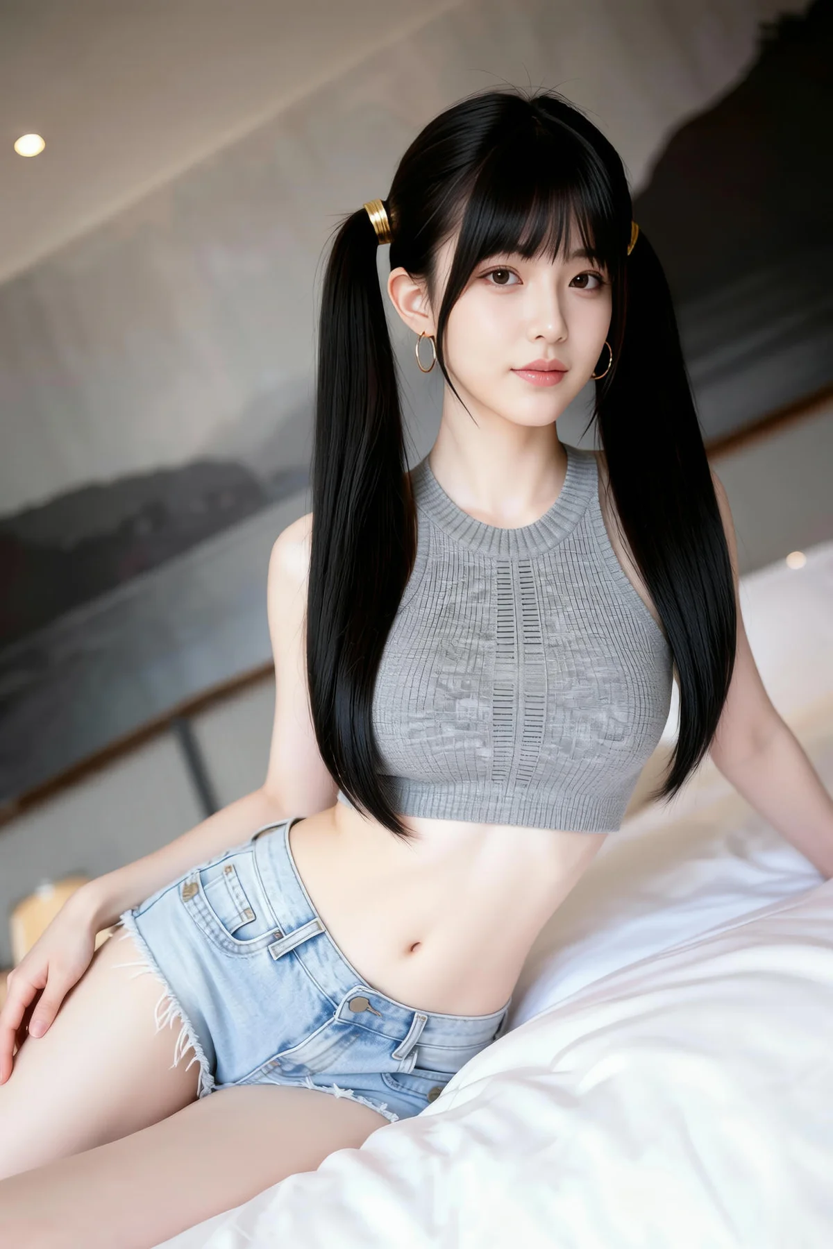 AIG  No.323 柚柚sasa超短牛仔裤写真 - 30