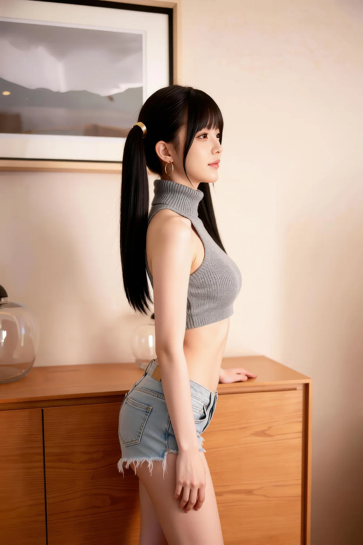 AIG  No.323 柚柚sasa超短牛仔裤写真 - 58
