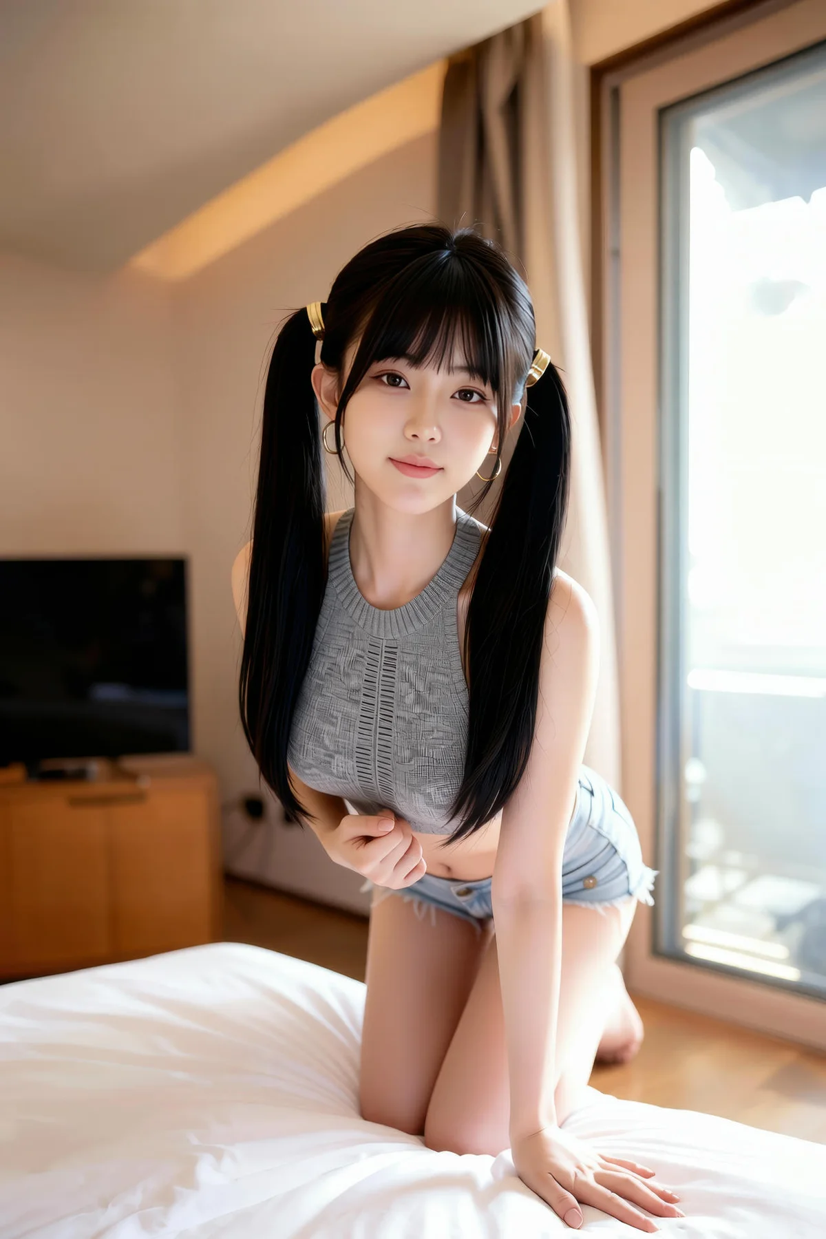 AIG  No.323 柚柚sasa超短牛仔裤写真 - 67