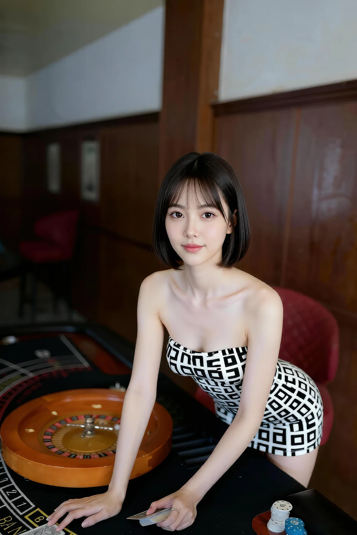 AIG  No.327 小乔香肩紧身裙 - 61