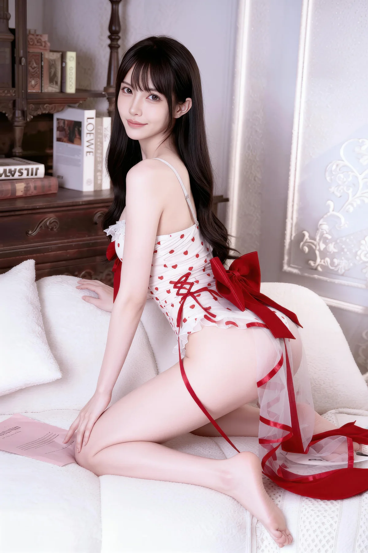 AIG  No.328 芭喜mila爆乳圆点裙 - 9