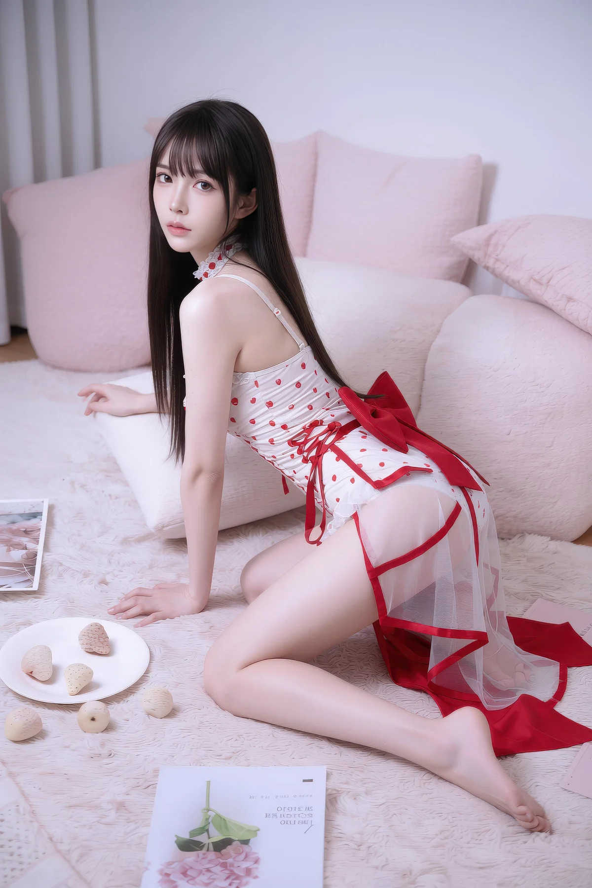 AIG  No.328 芭喜mila爆乳圆点裙 - 33