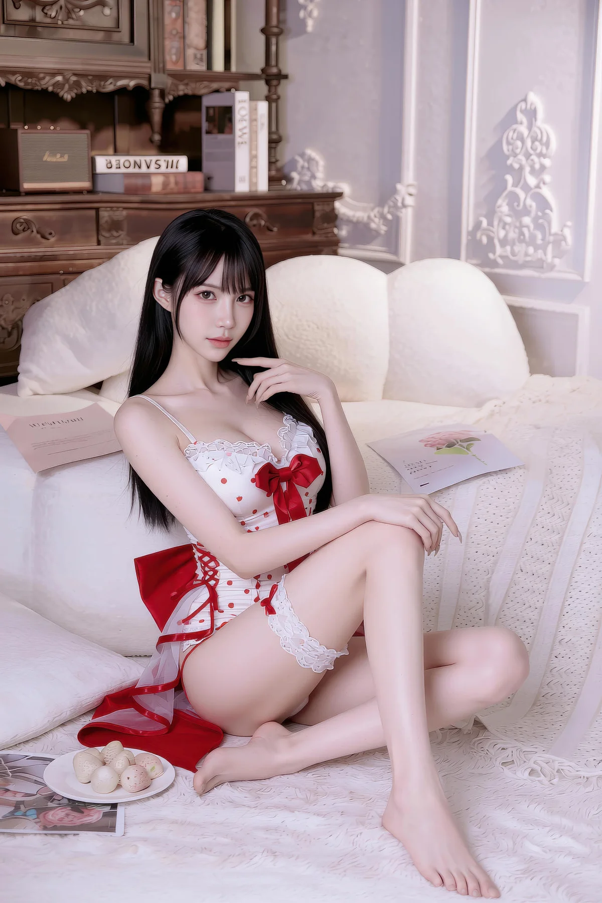 AIG  No.328 芭喜mila爆乳圆点裙 - 65