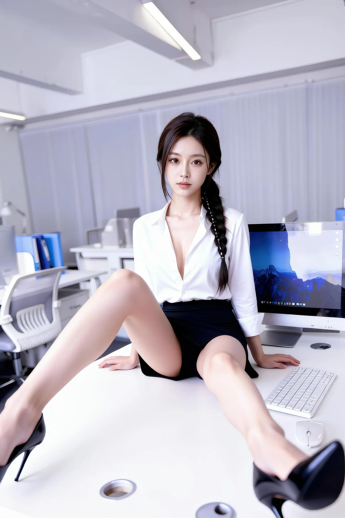 AIG  No.334 熙蕾学姐爆乳衬衫 - 69