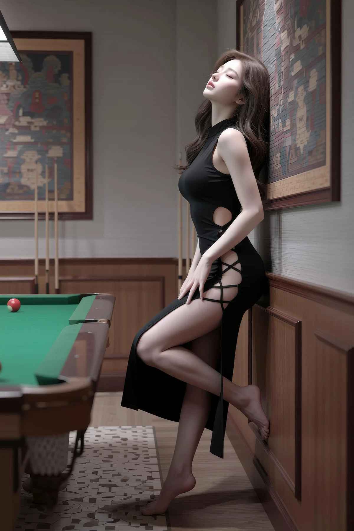 AIG  No.335 糖er桌球主题长腿爆乳 - 45