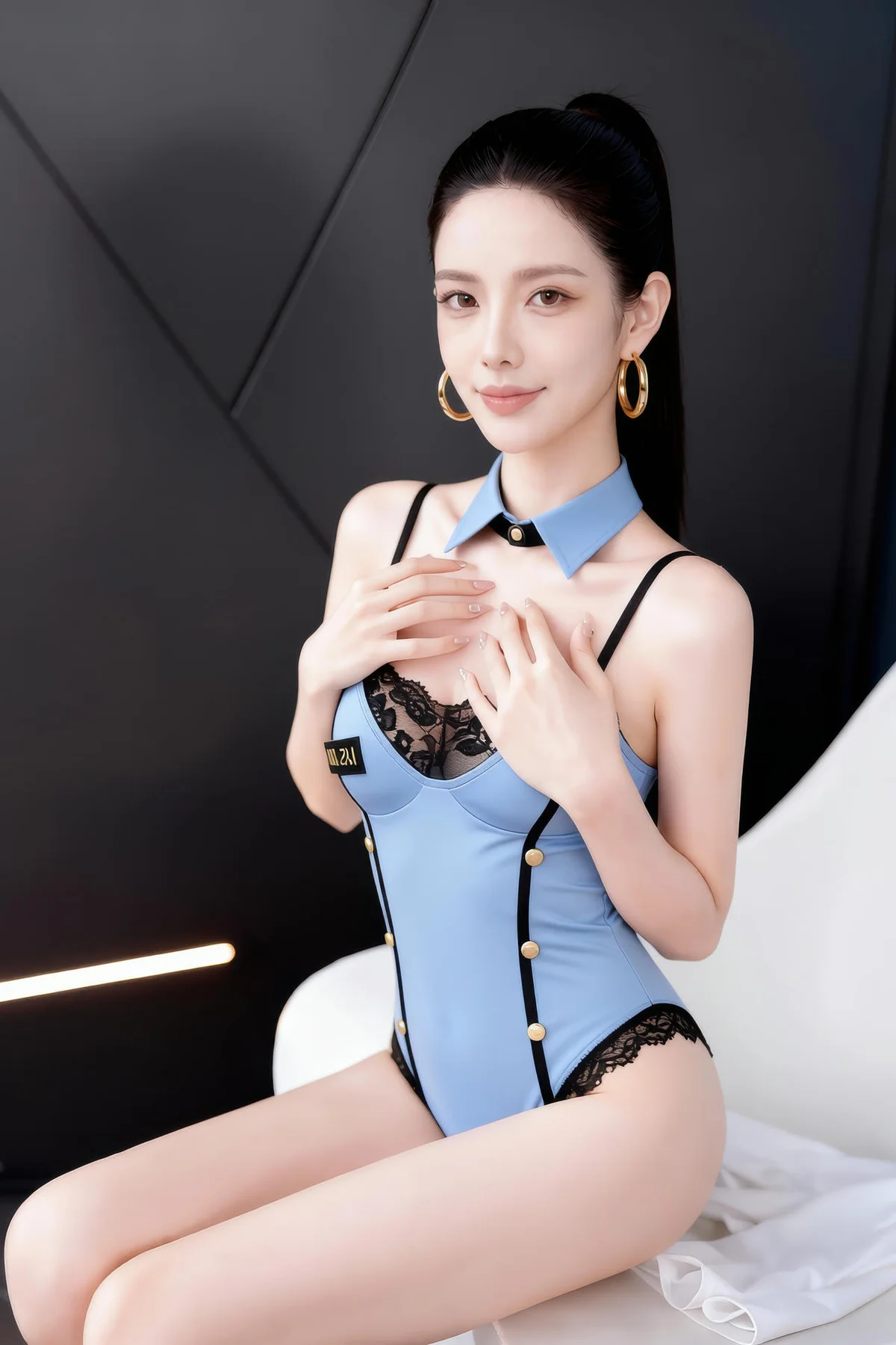 AIG  No.338 米妹制服连体衣 - 58