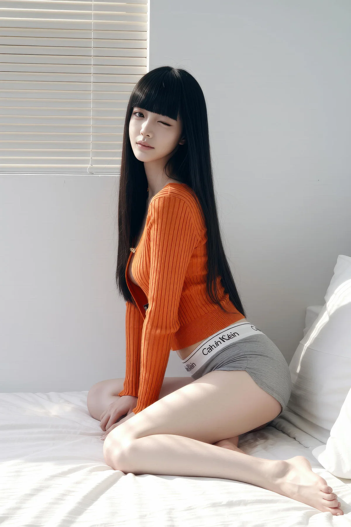 AIG  No.343 九歌lina橘色紧身衣爆乳 - 11