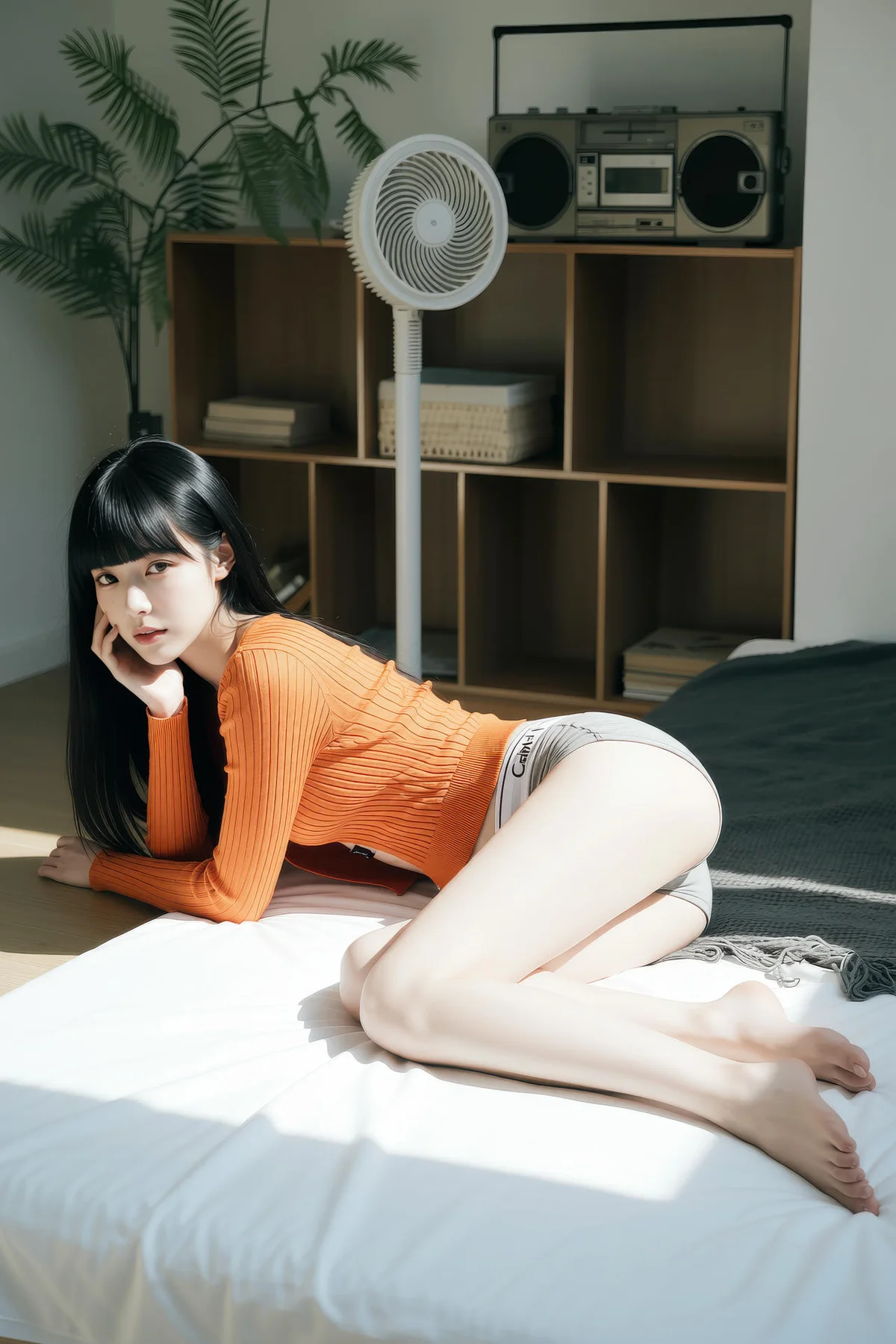 AIG  No.343 九歌lina橘色紧身衣爆乳 - 13