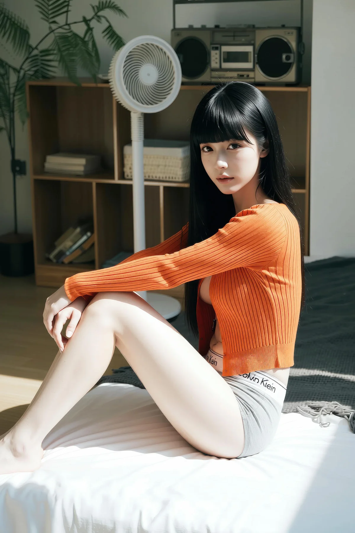 AIG  No.343 九歌lina橘色紧身衣爆乳 - 16