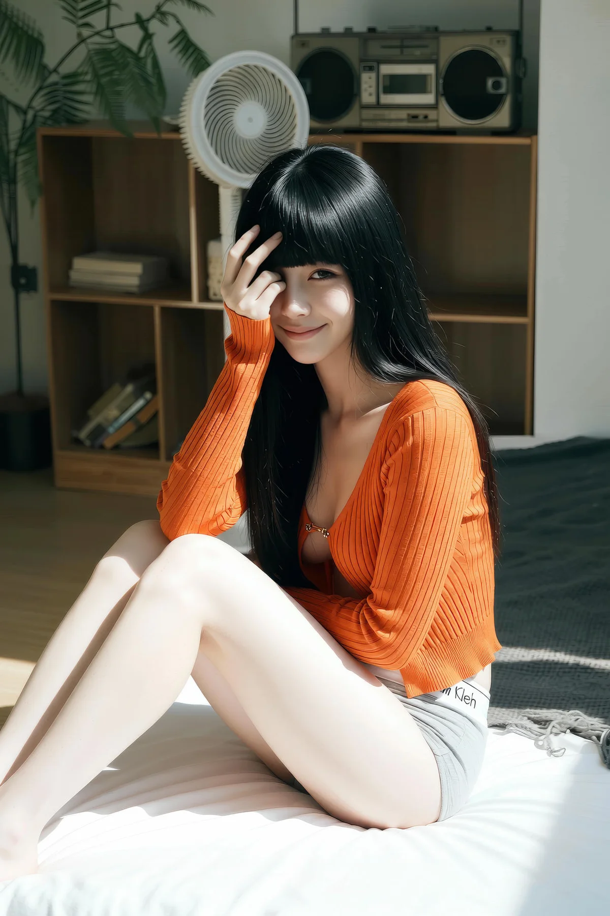 AIG  No.343 九歌lina橘色紧身衣爆乳 - 18