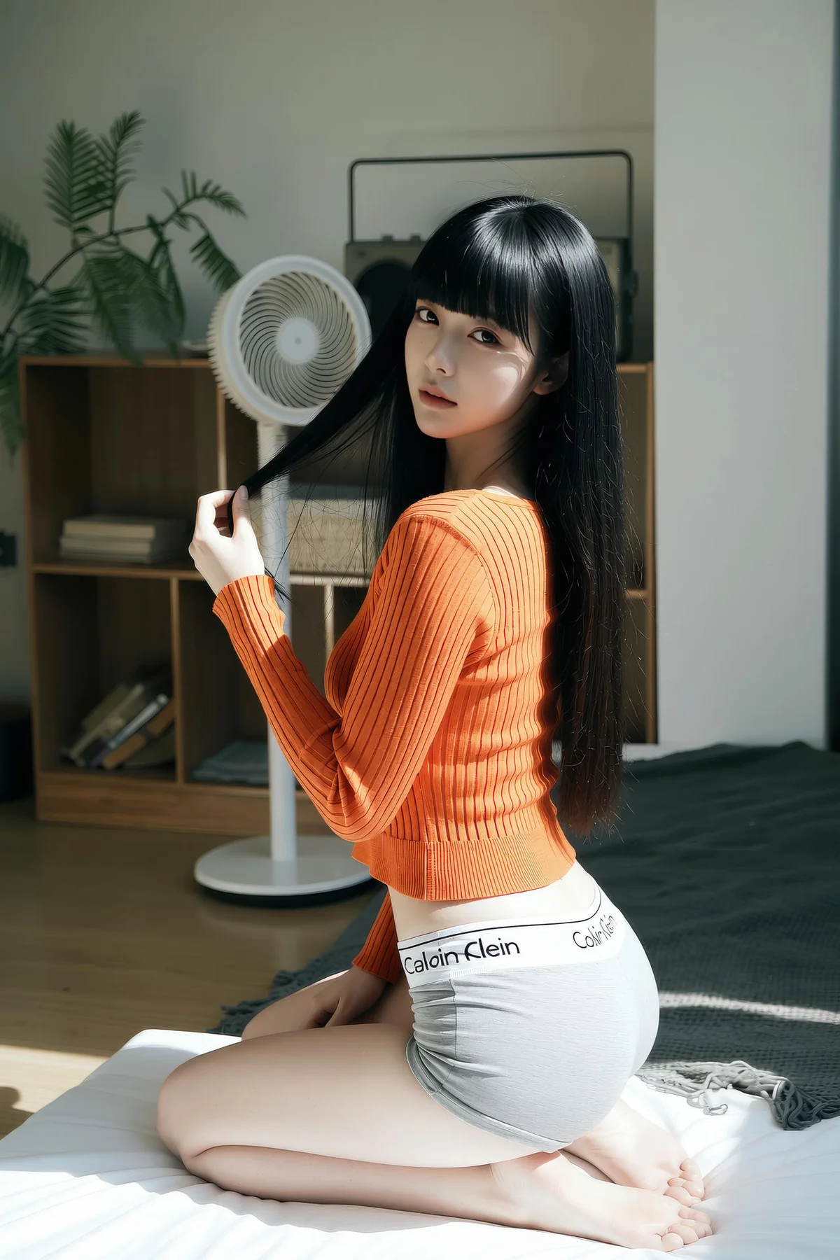 AIG  No.343 九歌lina橘色紧身衣爆乳 - 22