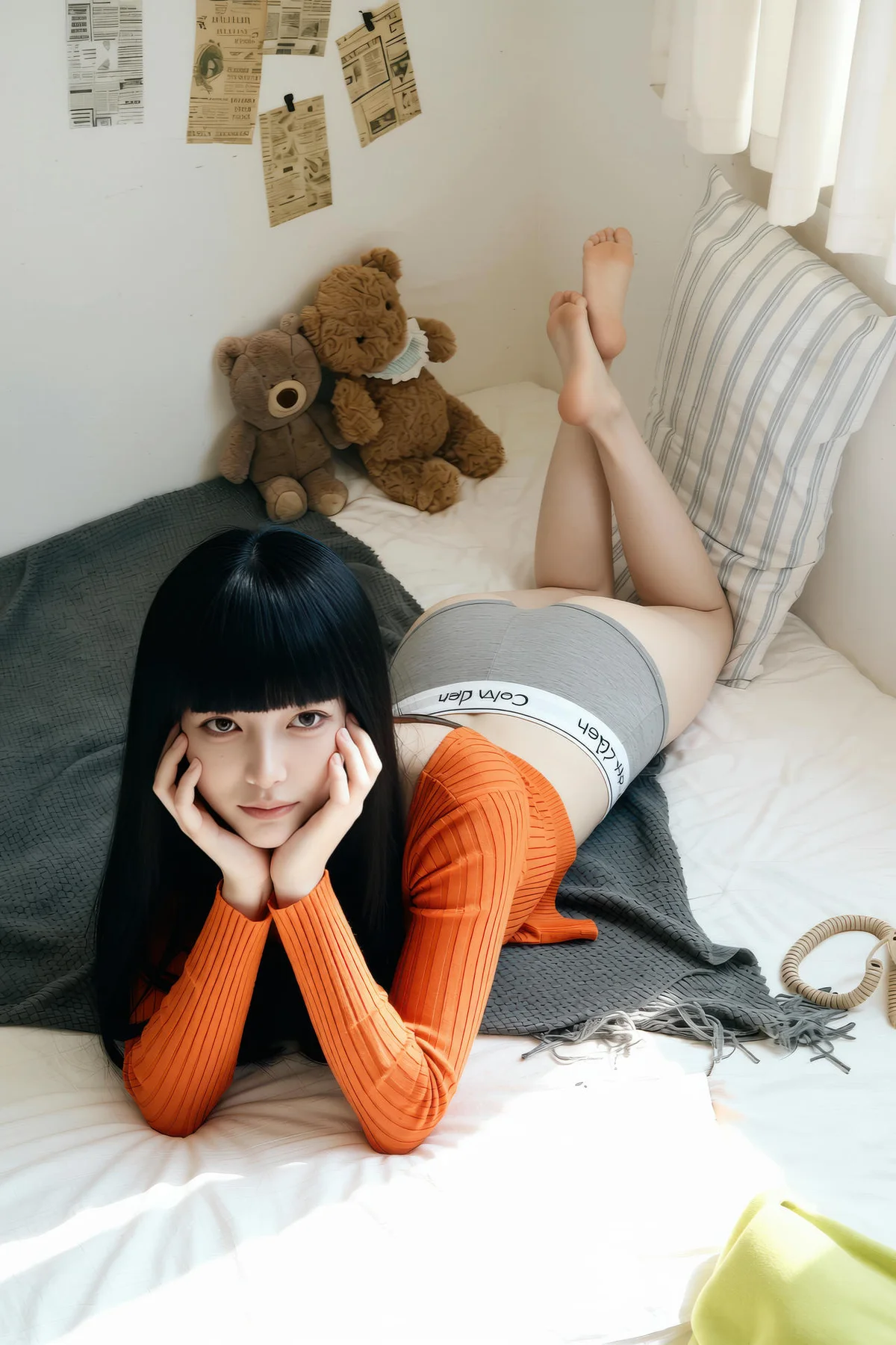 AIG  No.343 九歌lina橘色紧身衣爆乳 - 32