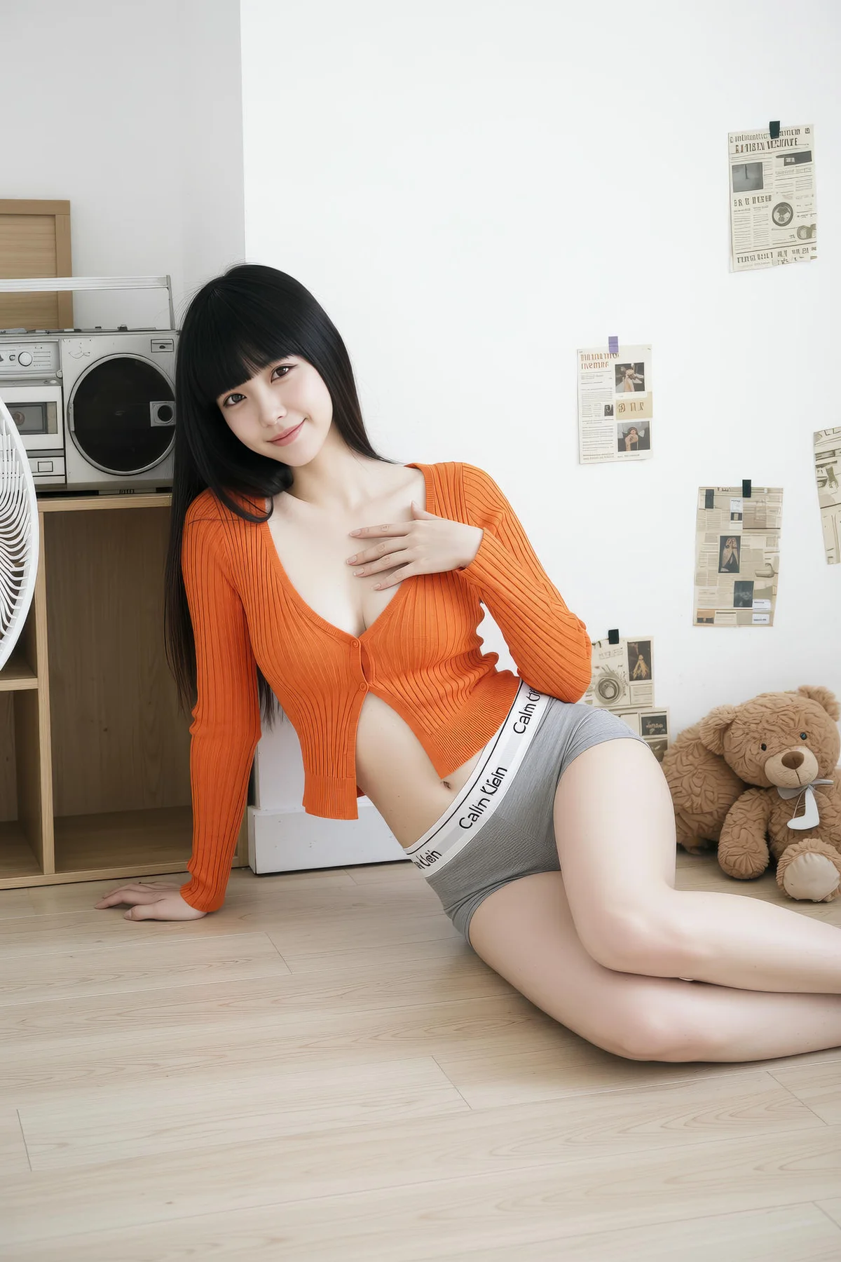 AIG  No.343 九歌lina橘色紧身衣爆乳 - 55