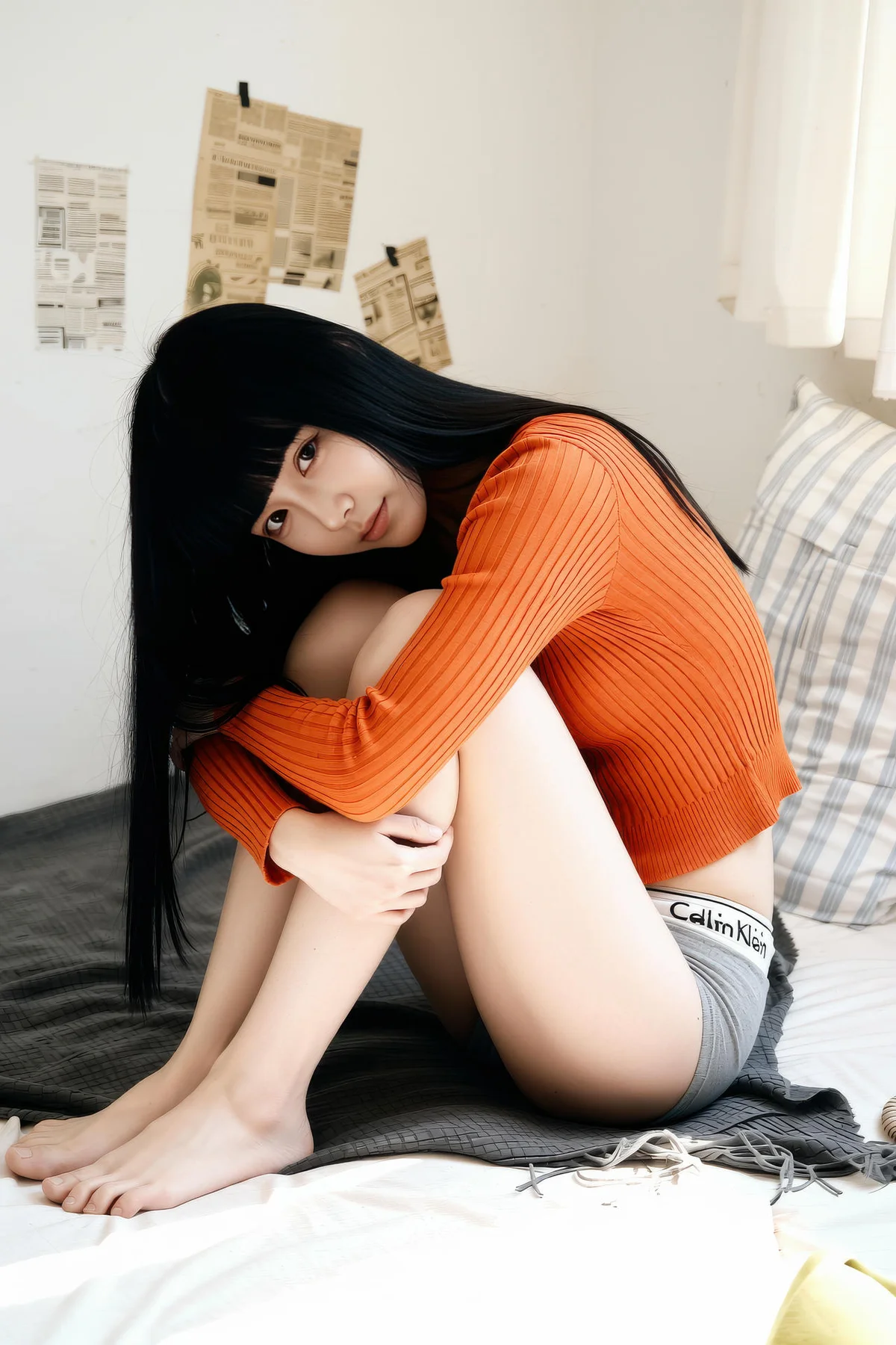 AIG  No.343 九歌lina橘色紧身衣爆乳 - 63