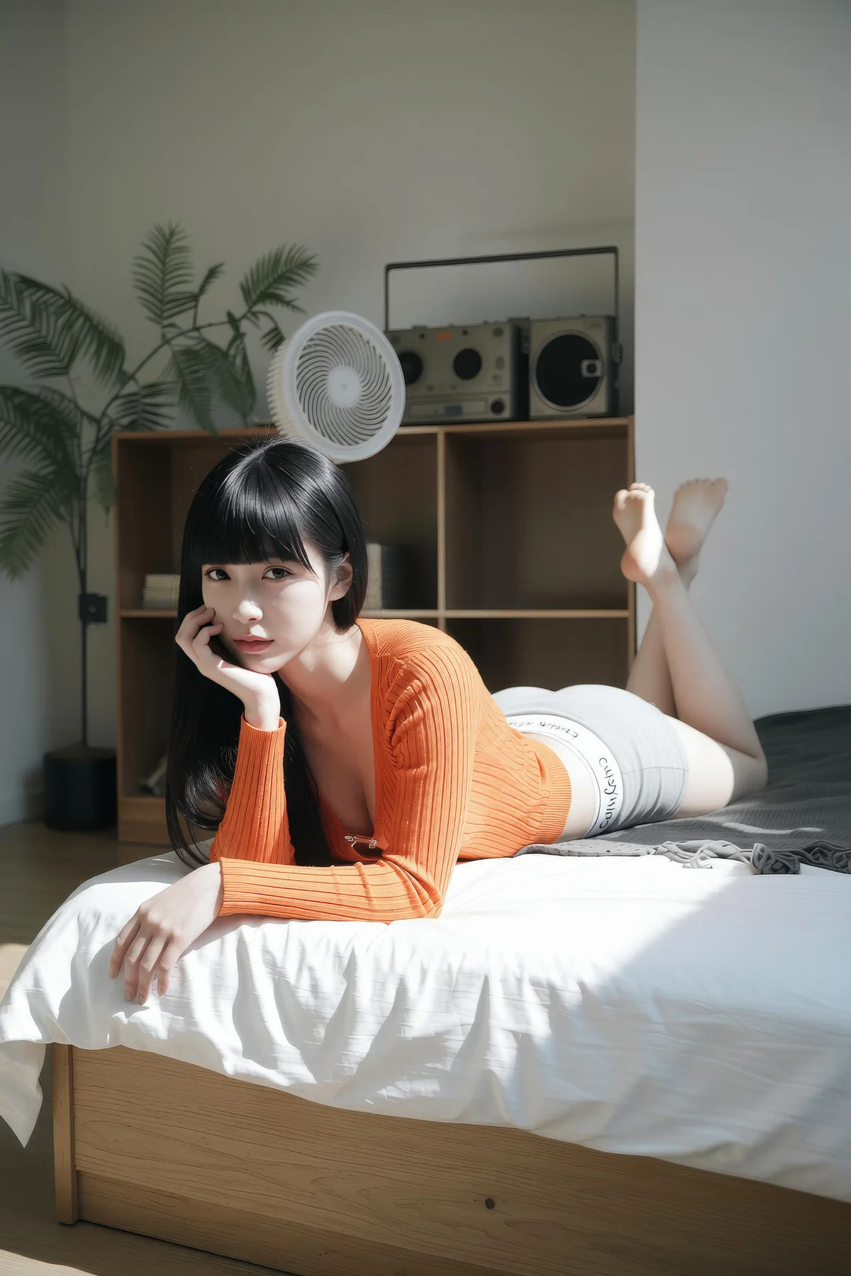AIG  No.343 九歌lina橘色紧身衣爆乳 - 69
