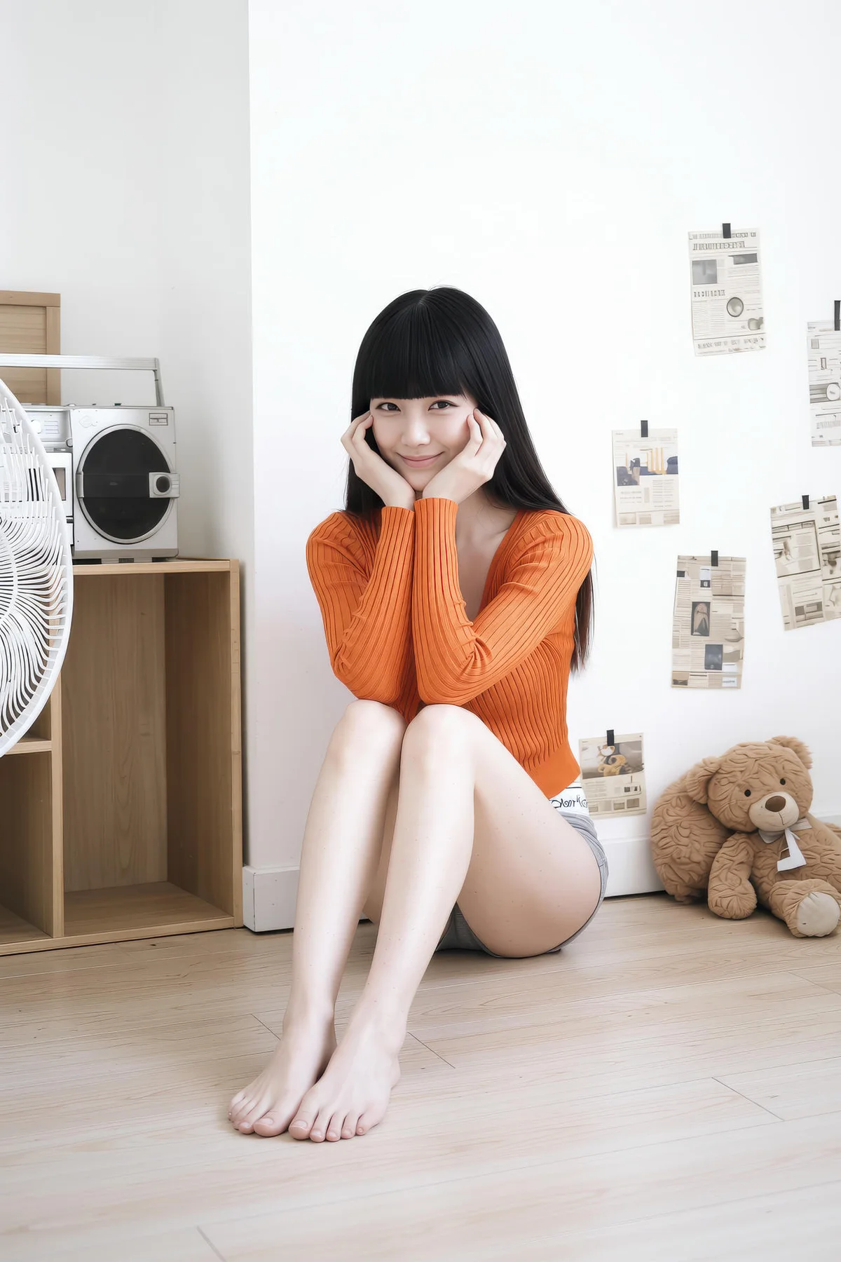 AIG  No.343 九歌lina橘色紧身衣爆乳 - 82