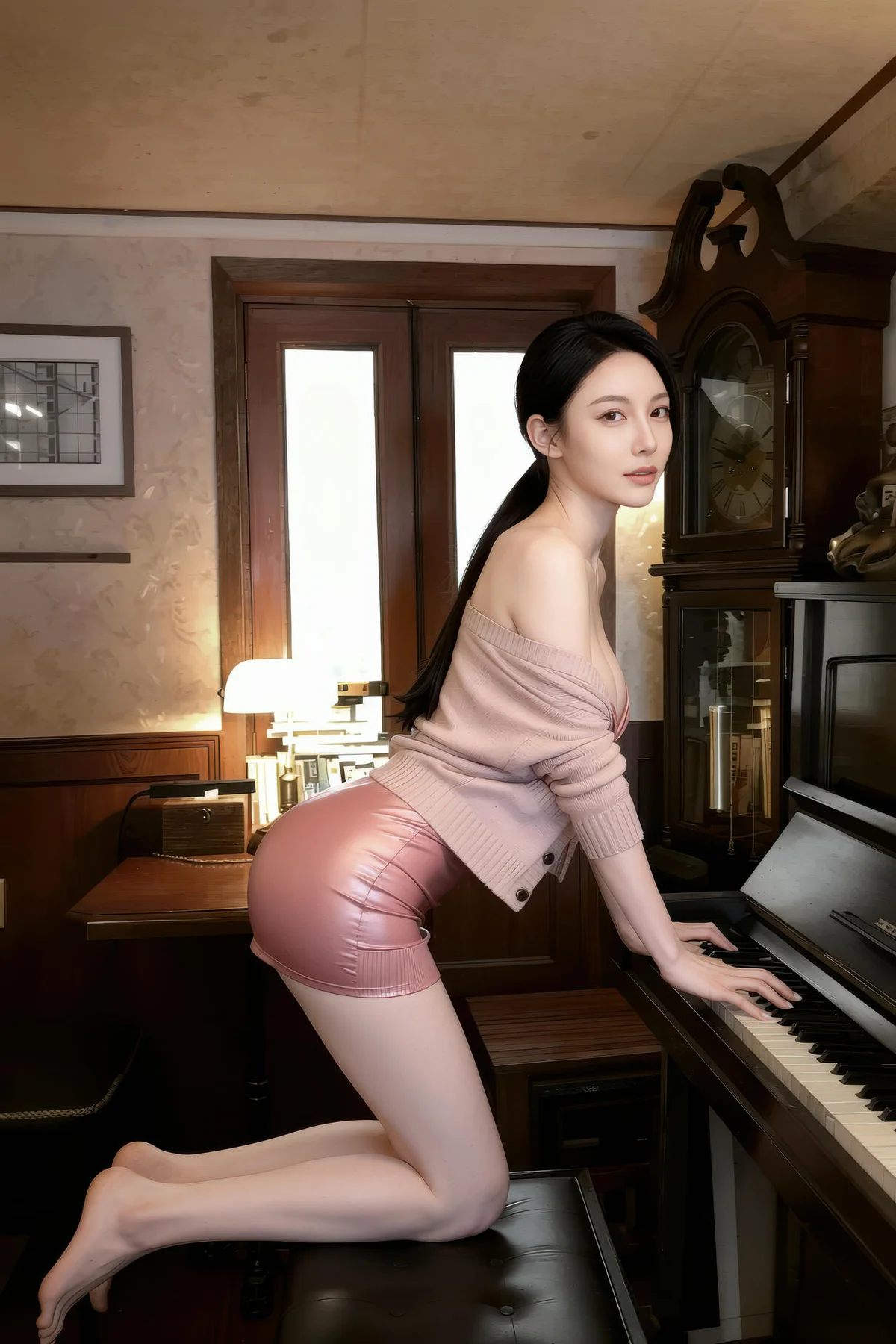AIG  No.345 柒琪喵爆乳亮色紧身裙 - 23