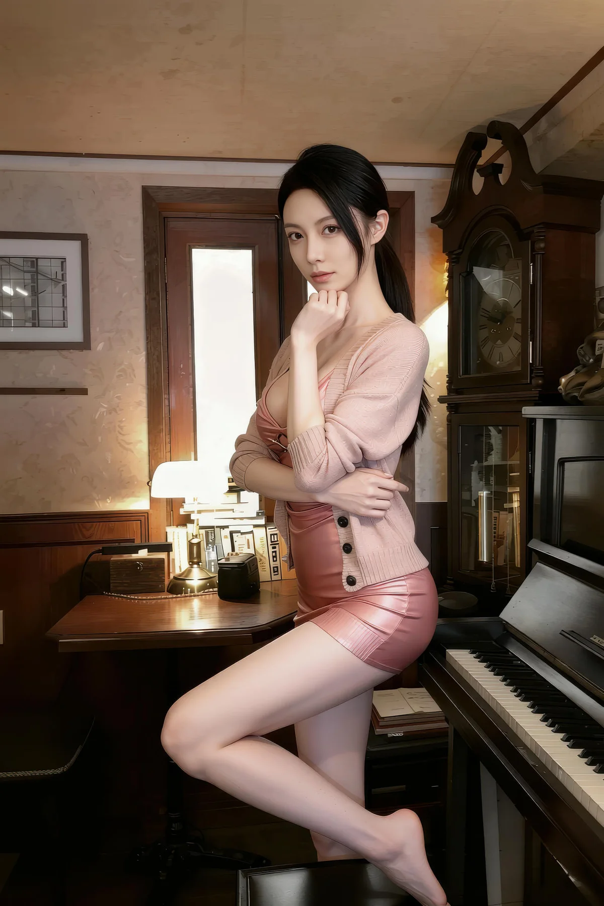 AIG  No.345 柒琪喵爆乳亮色紧身裙 - 25
