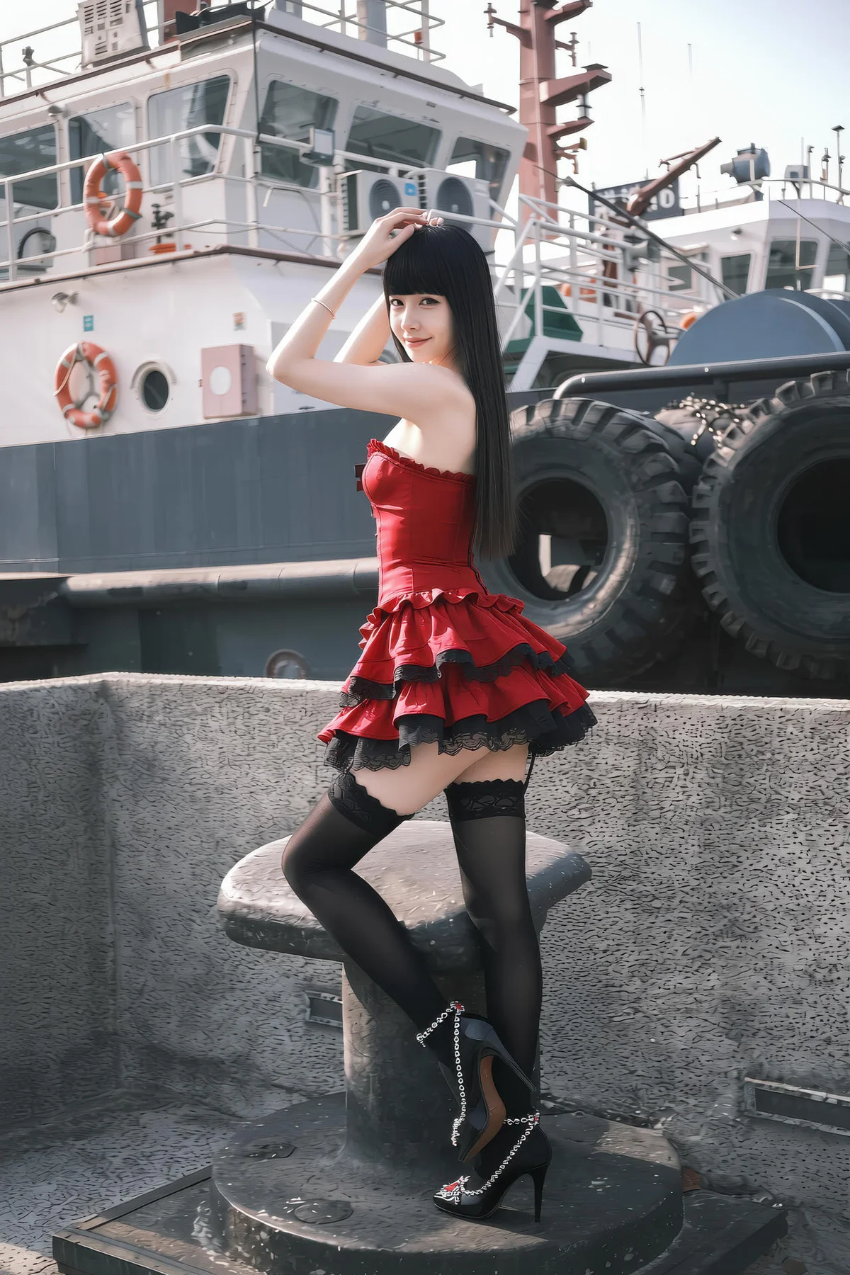 AIG  No.352 九歌lina黑丝高跟写真 - 22