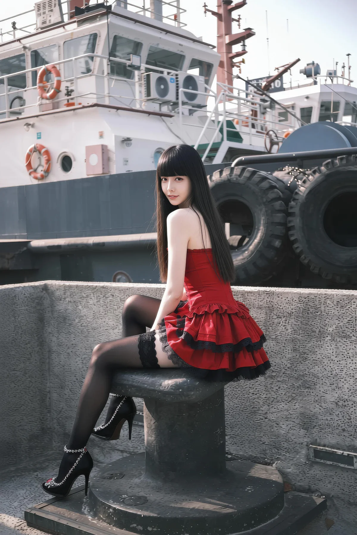 AIG  No.352 九歌lina黑丝高跟写真 - 23