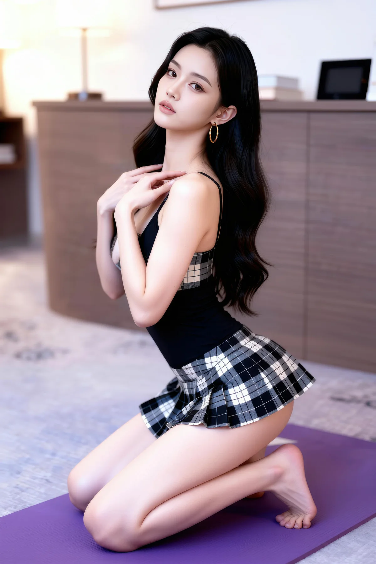 AIG  No.353 乐瑶格子裙乳贴 - 20