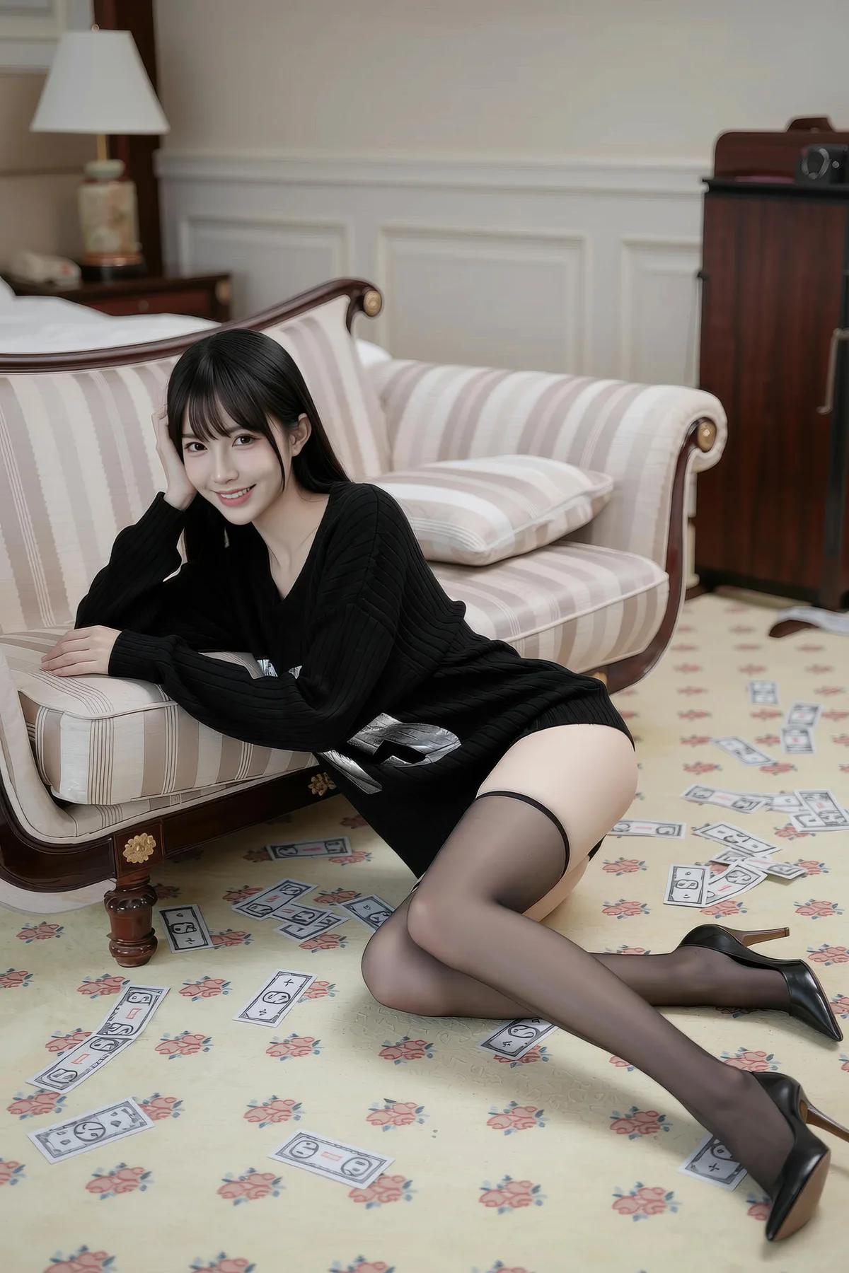 AIG  No.358 芭喜mila香肩黑丝高跟 - 25
