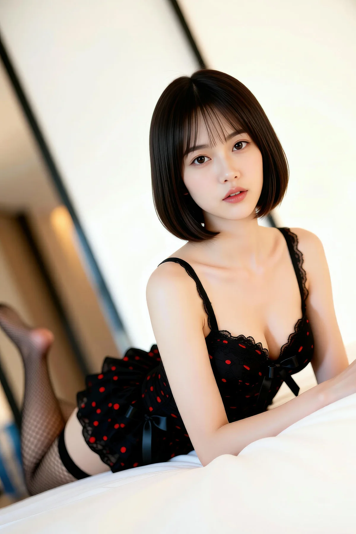 AIG  No.363  小乔黑丝蕾丝短裙 - 23