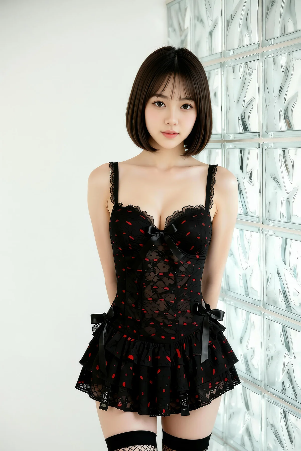 AIG  No.363  小乔黑丝蕾丝短裙 - 33