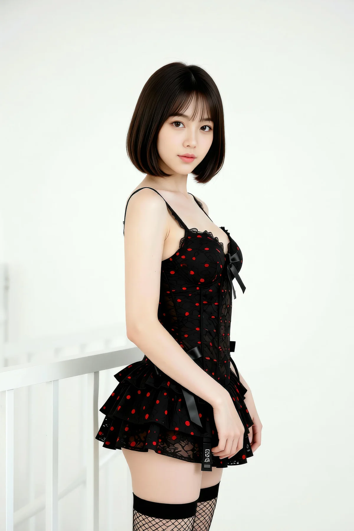 AIG  No.363  小乔黑丝蕾丝短裙 - 37