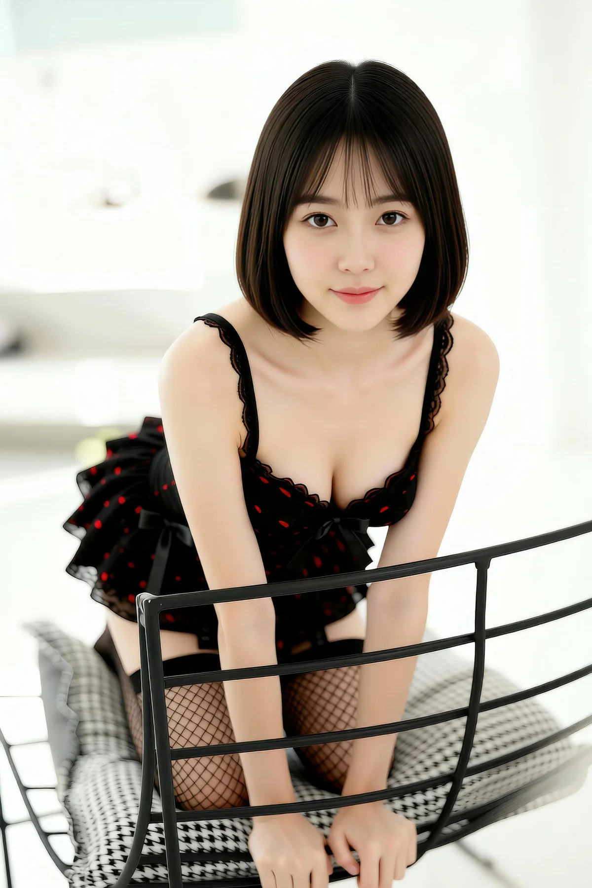 AIG  No.363  小乔黑丝蕾丝短裙 - 39