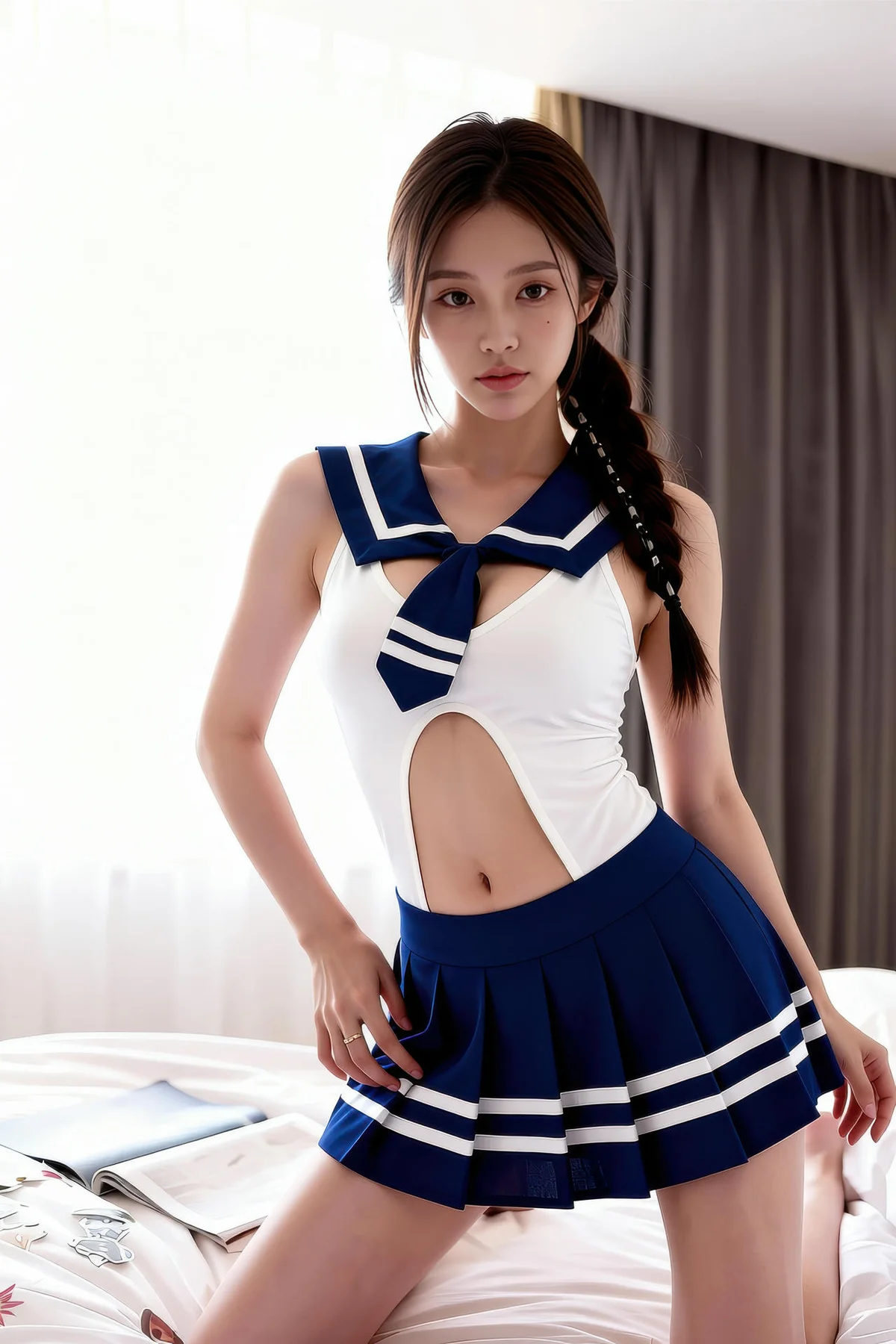 AIG  No.365  熙蕾学姐jk制服短裙 - 54