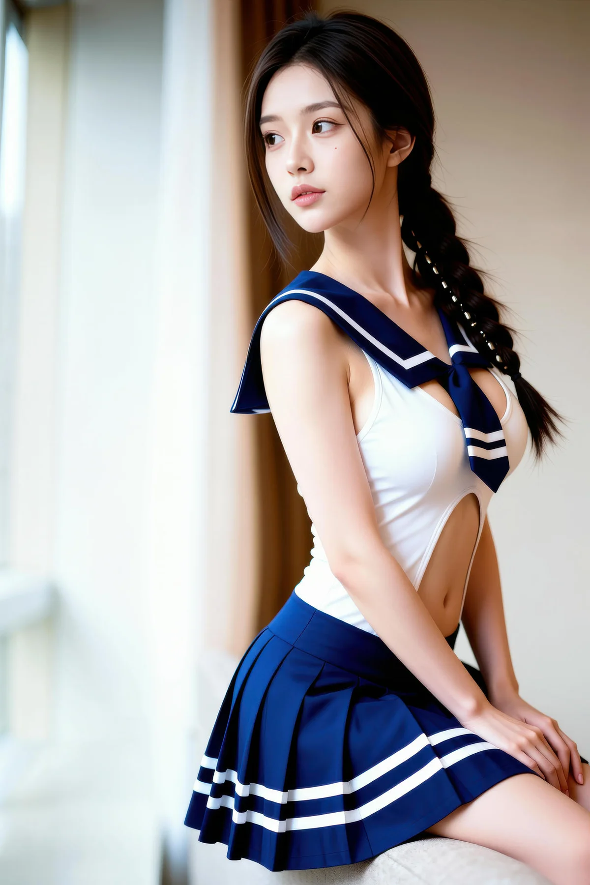 AIG  No.365  熙蕾学姐jk制服短裙 - 70