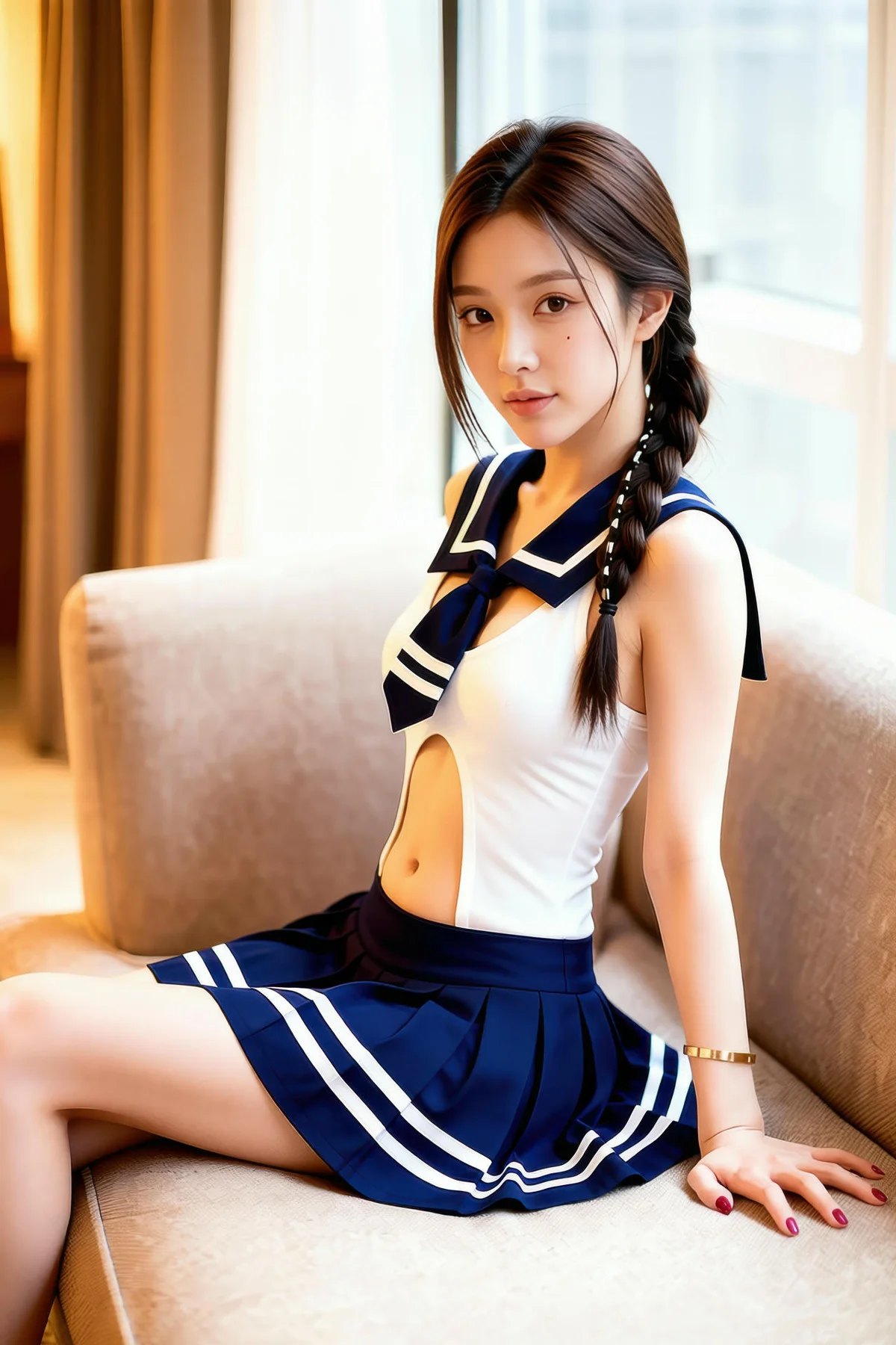 AIG  No.365  熙蕾学姐jk制服短裙 - 71