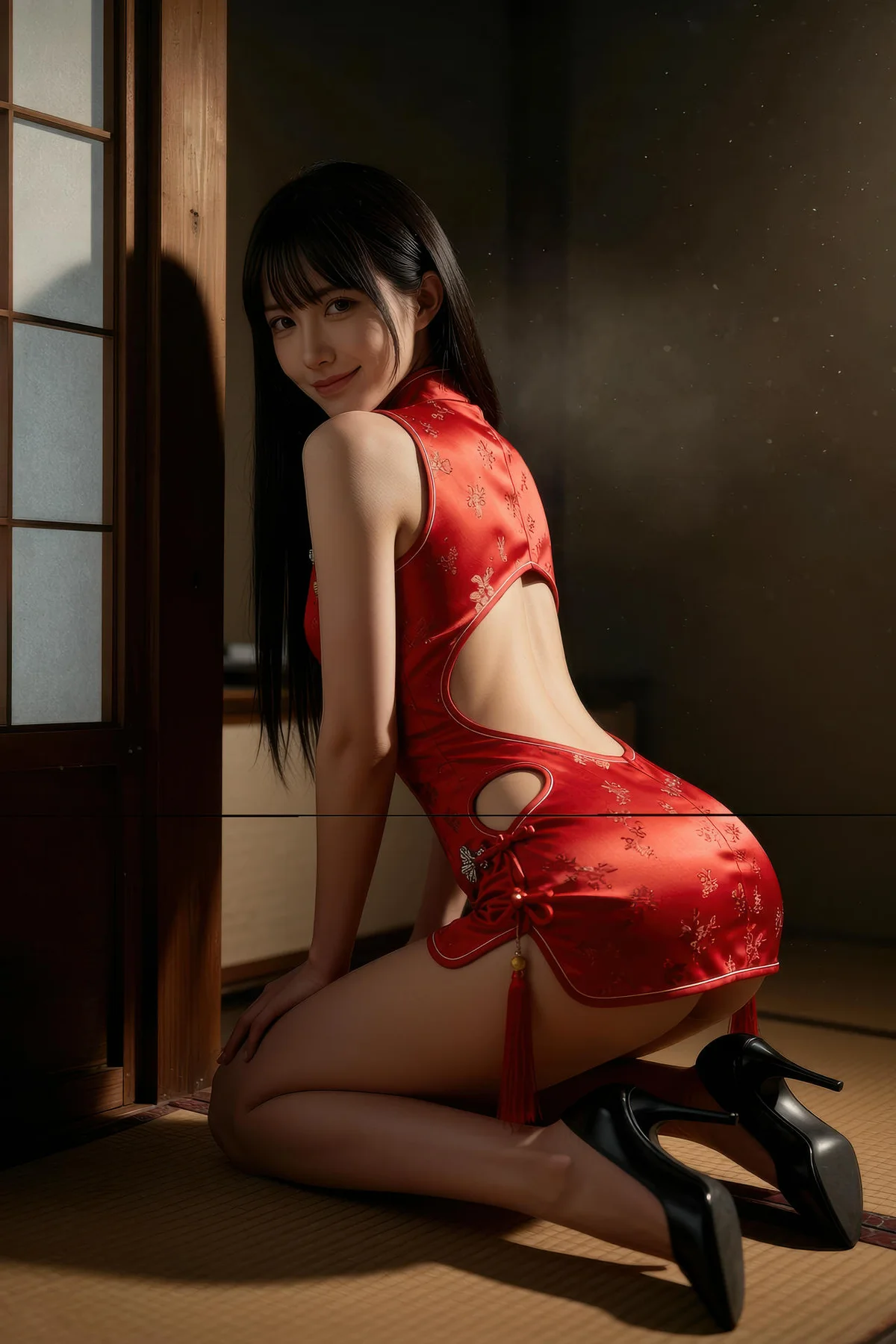 AIG  No.373 芭喜mila性感红裙制服 - 47