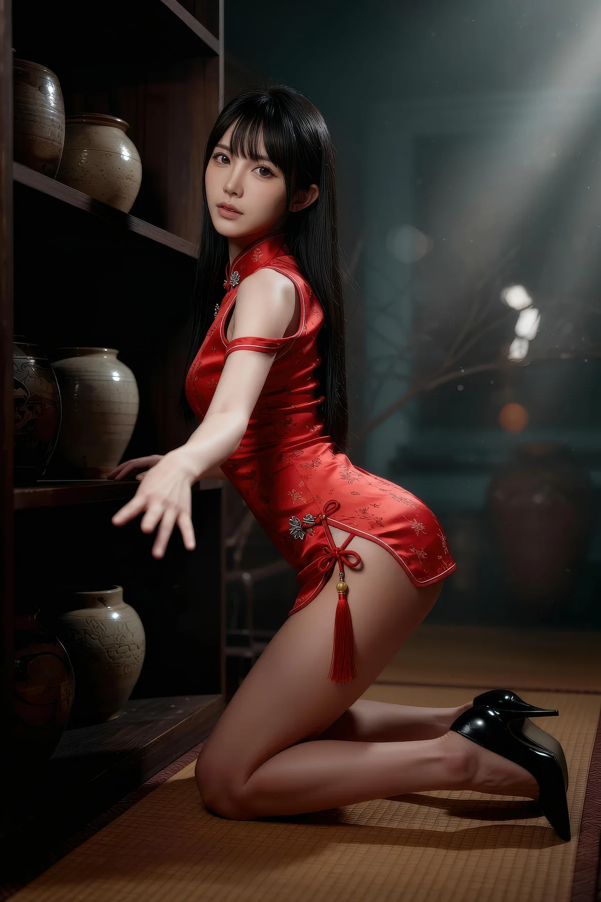 AIG  No.373 芭喜mila性感红裙制服 - 63