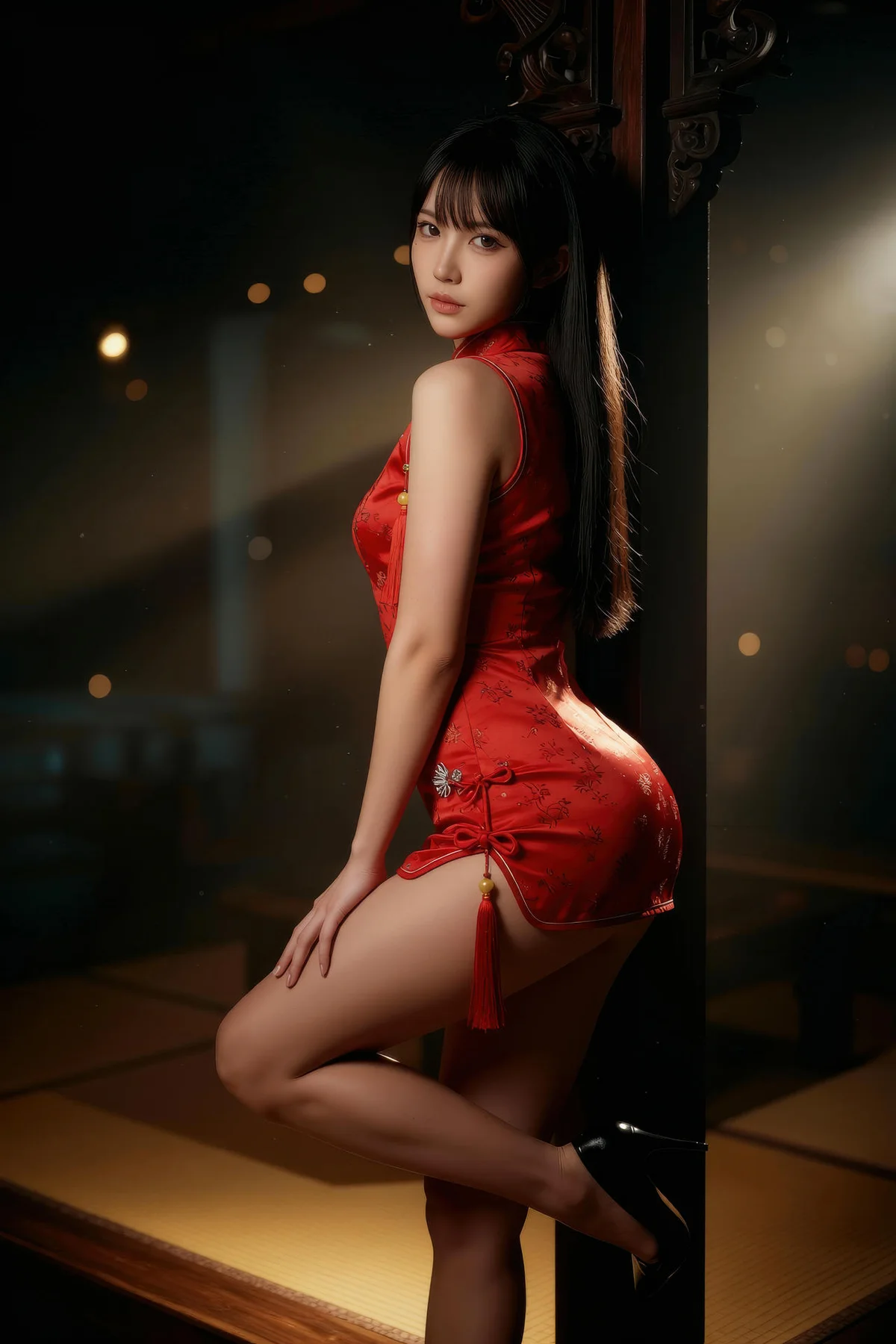 AIG  No.373 芭喜mila性感红裙制服 - 92