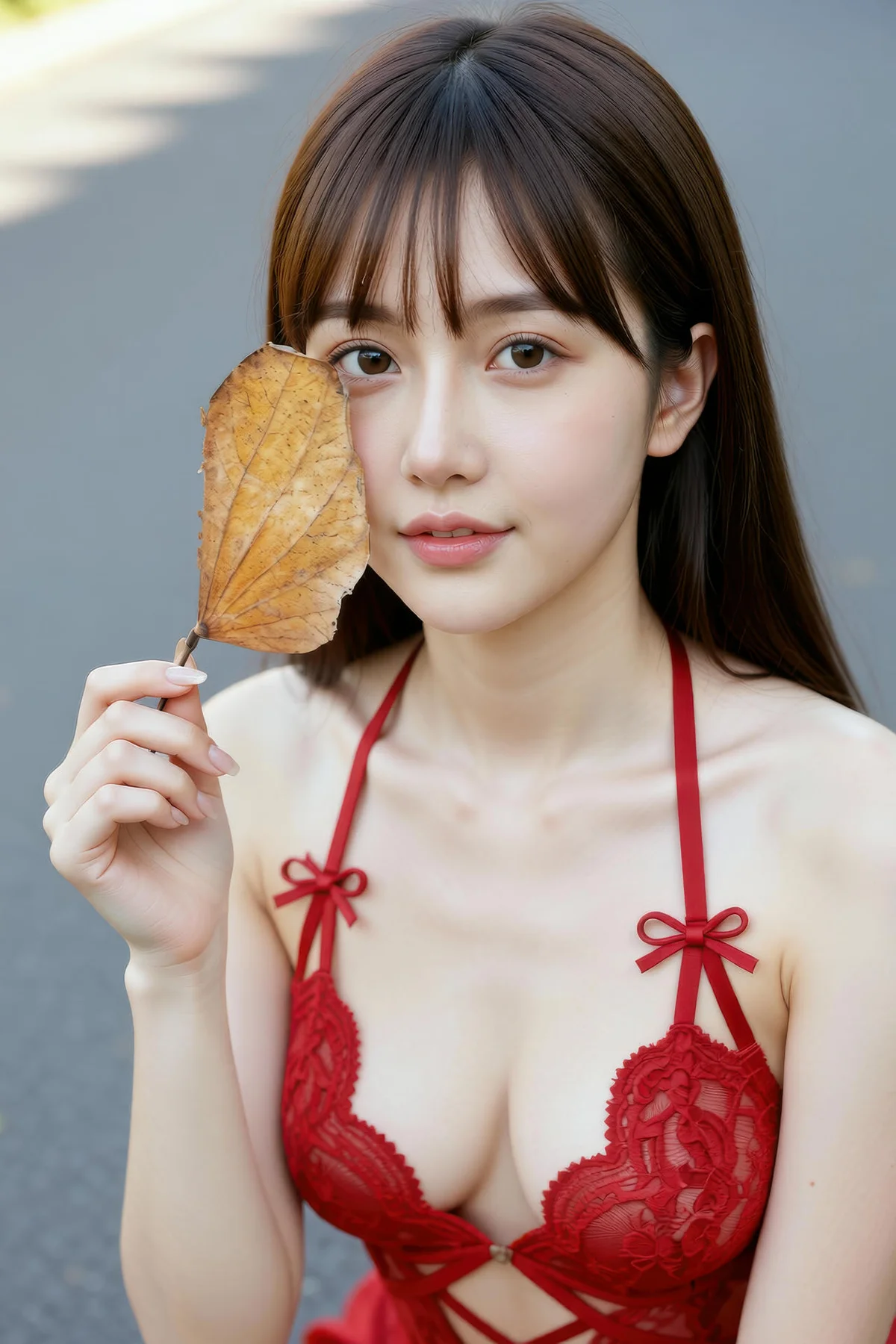 AIG  No.376 婉婉红蕾丝短裙爆乳 - 16