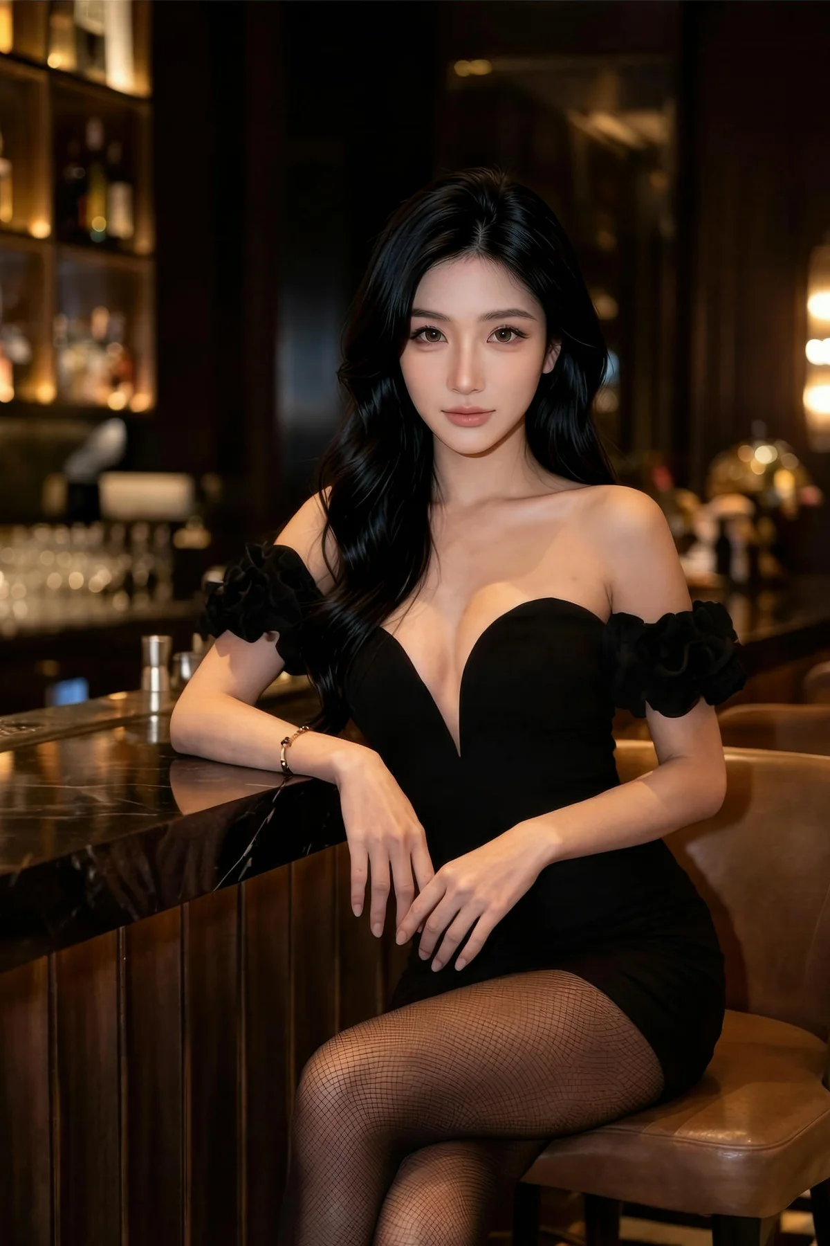 AIG  No.383 糖er香肩爆乳黑丝写真 - 32