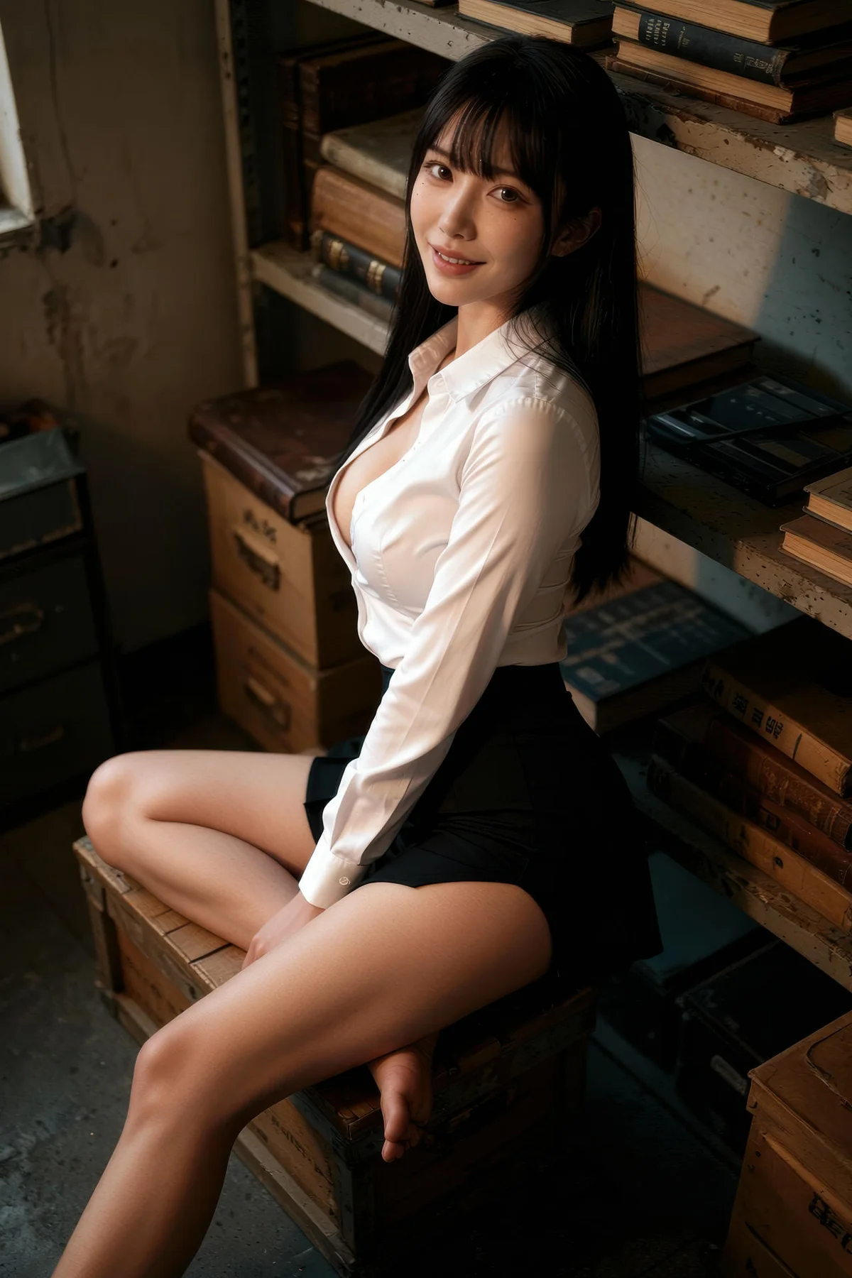 AIG  No.385 芭喜mila爆乳酥胸衬衫 - 50