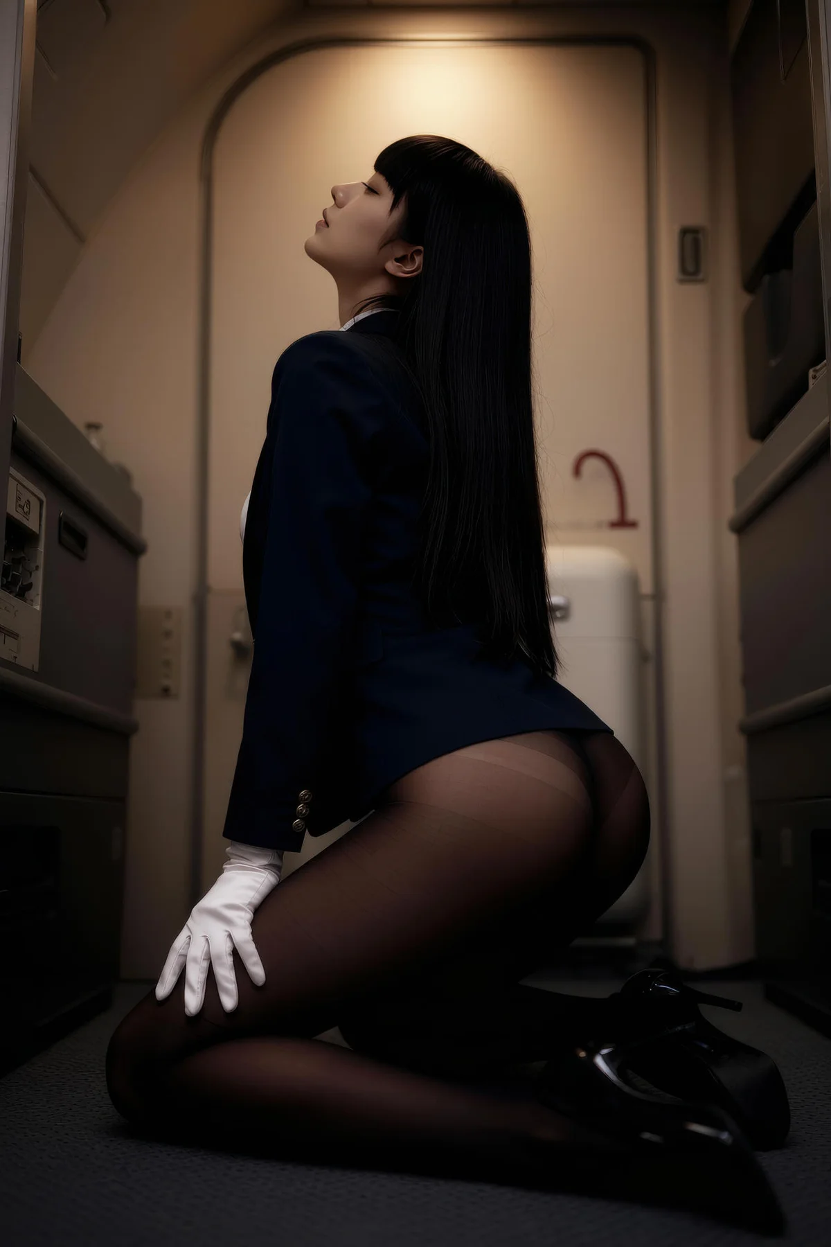 AIG  No.390 九歌lina黑丝高跟ol制服 - 14