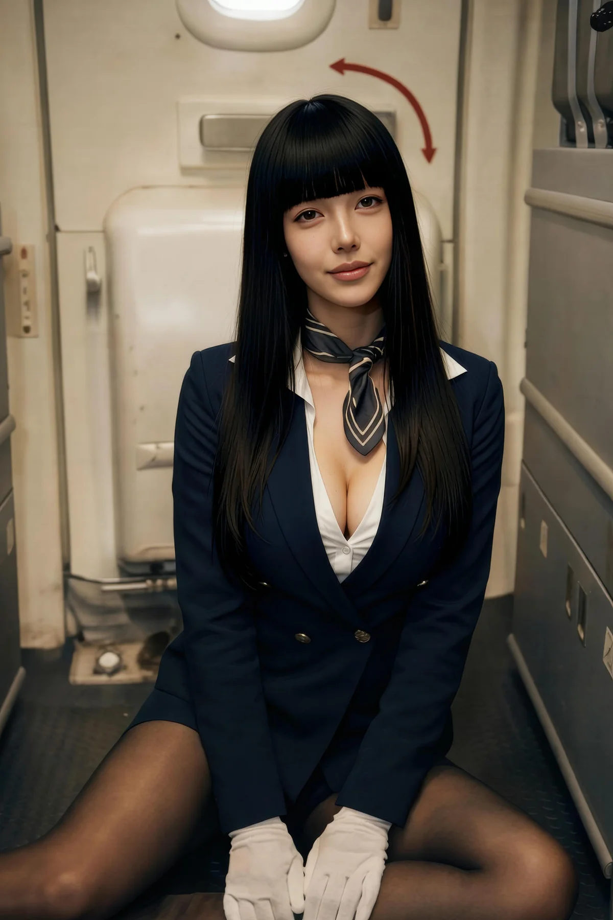 AIG  No.390 九歌lina黑丝高跟ol制服 - 15