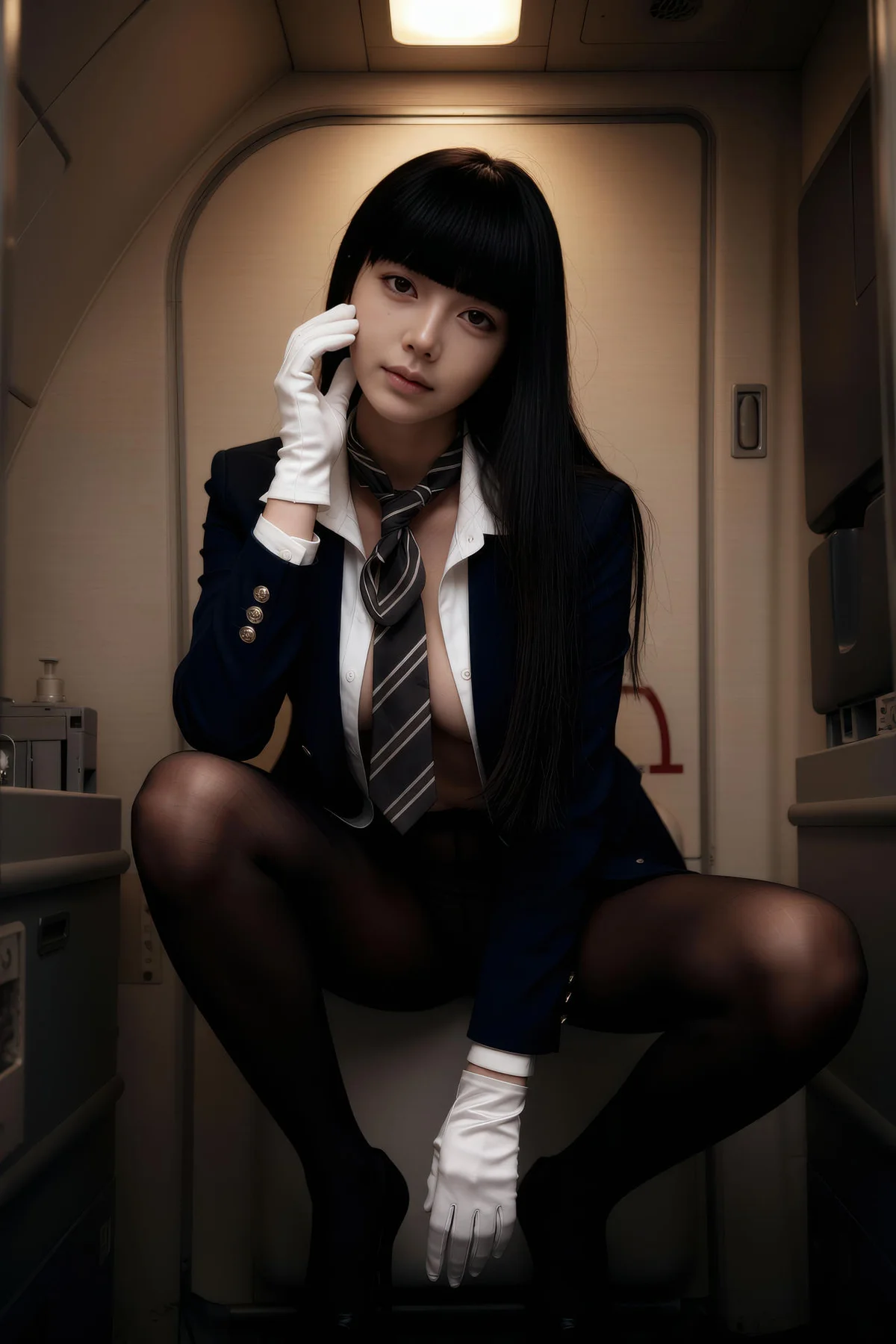 AIG  No.390 九歌lina黑丝高跟ol制服 - 20