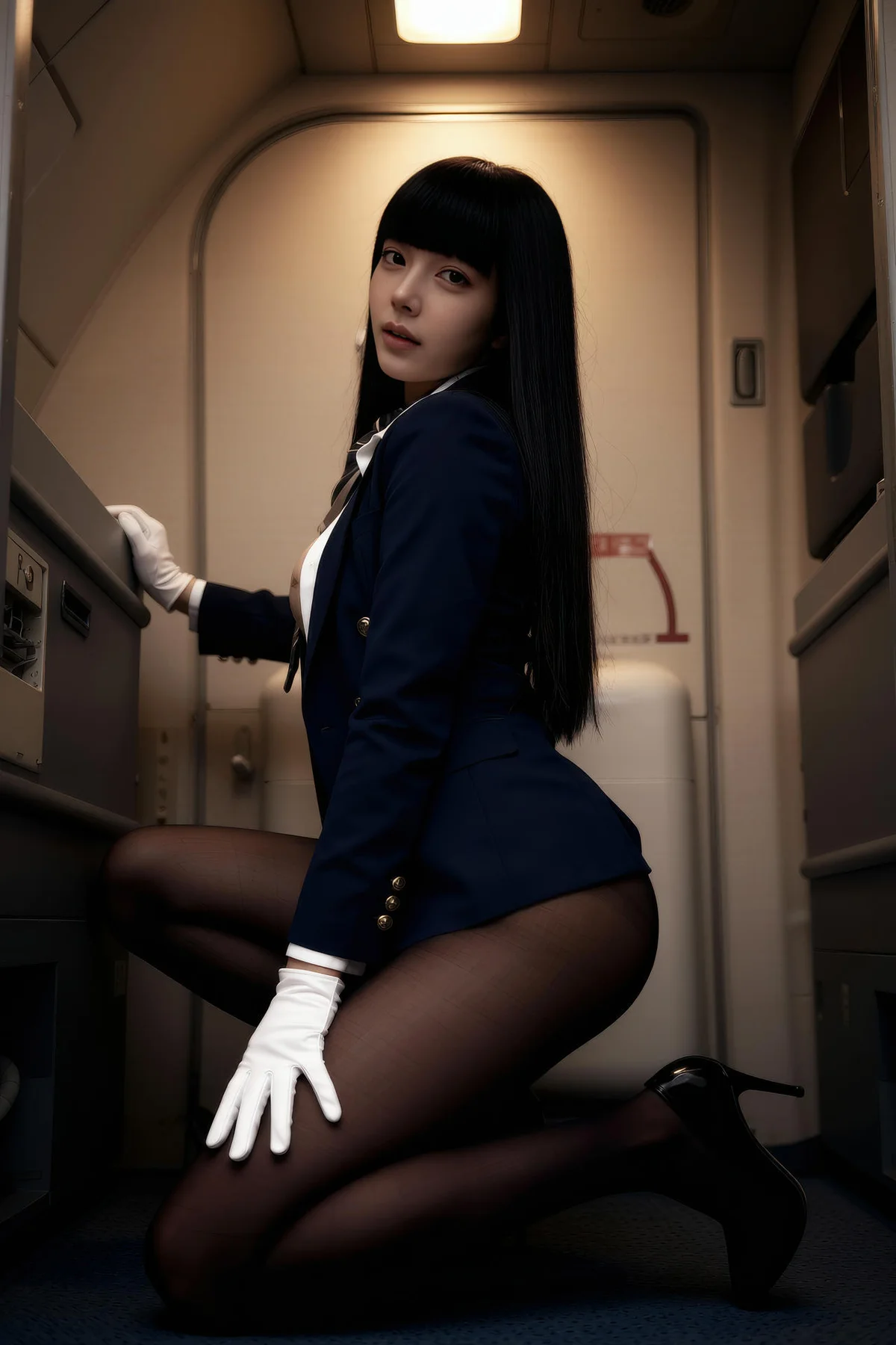 AIG  No.390 九歌lina黑丝高跟ol制服 - 21