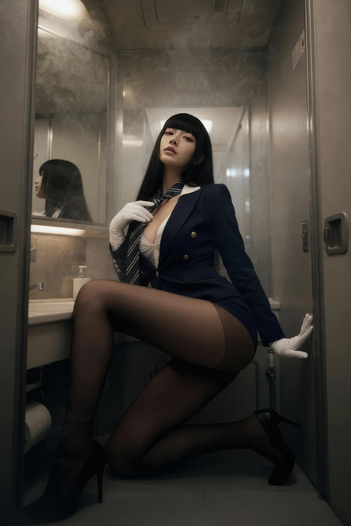 AIG  No.390 九歌lina黑丝高跟ol制服 - 23