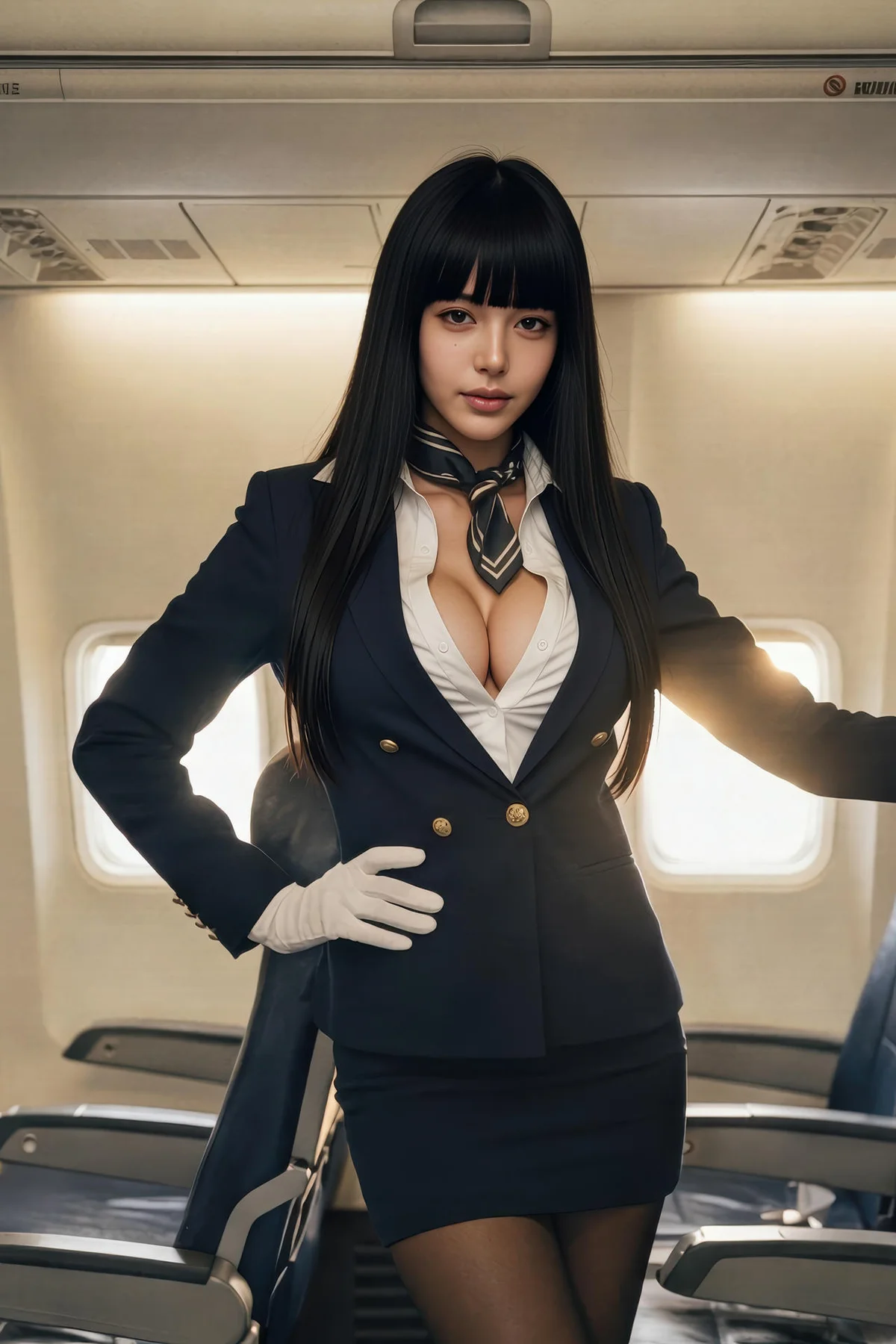 AIG  No.390 九歌lina黑丝高跟ol制服 - 28