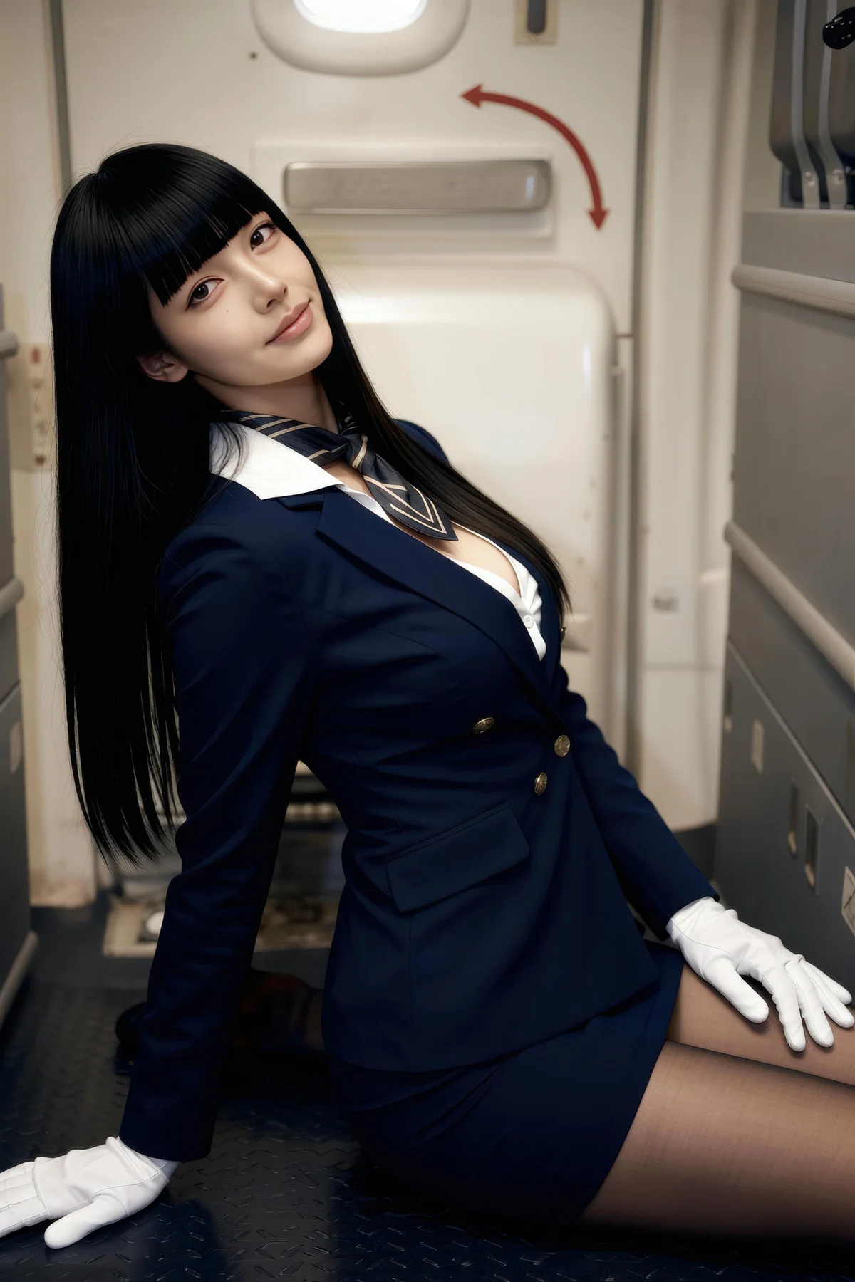 AIG  No.390 九歌lina黑丝高跟ol制服 - 33