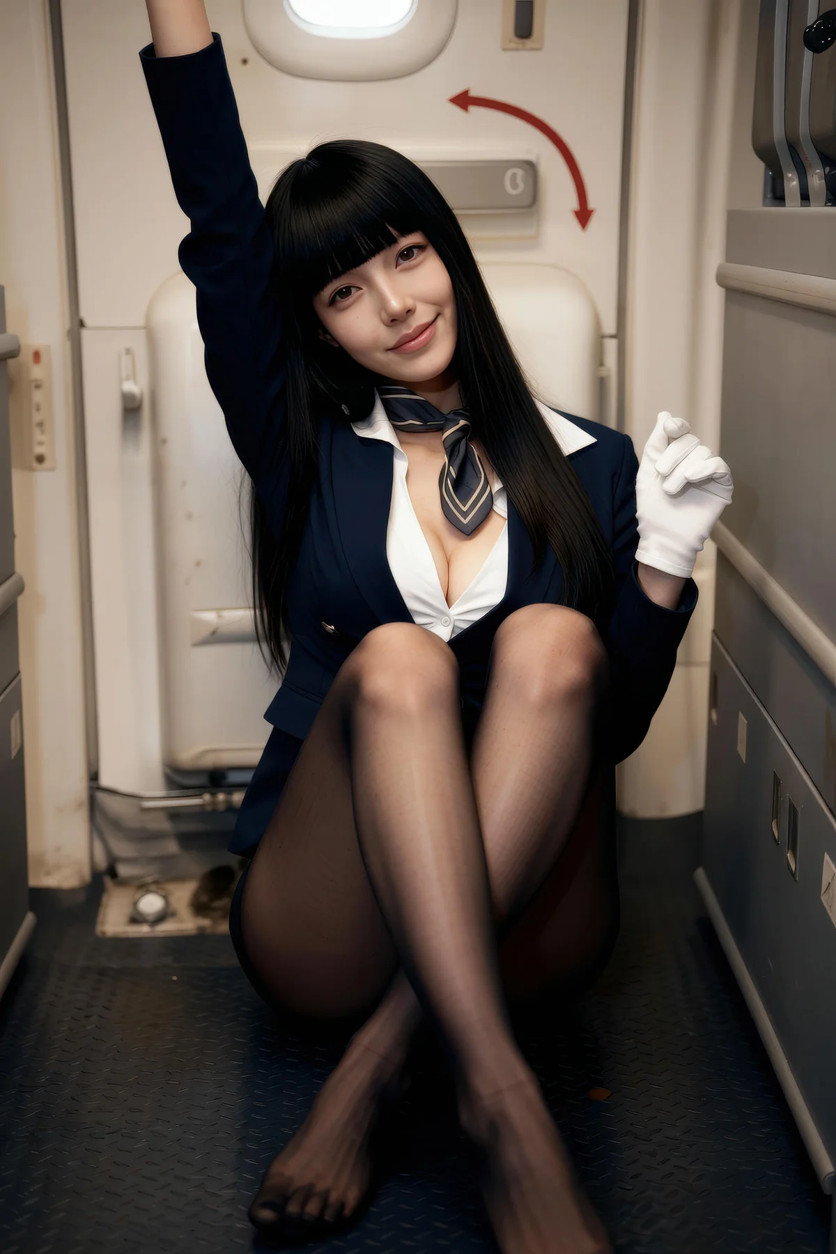 AIG  No.390 九歌lina黑丝高跟ol制服 - 37