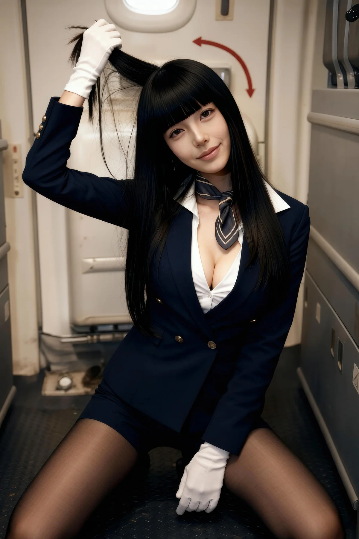 AIG  No.390 九歌lina黑丝高跟ol制服 - 39